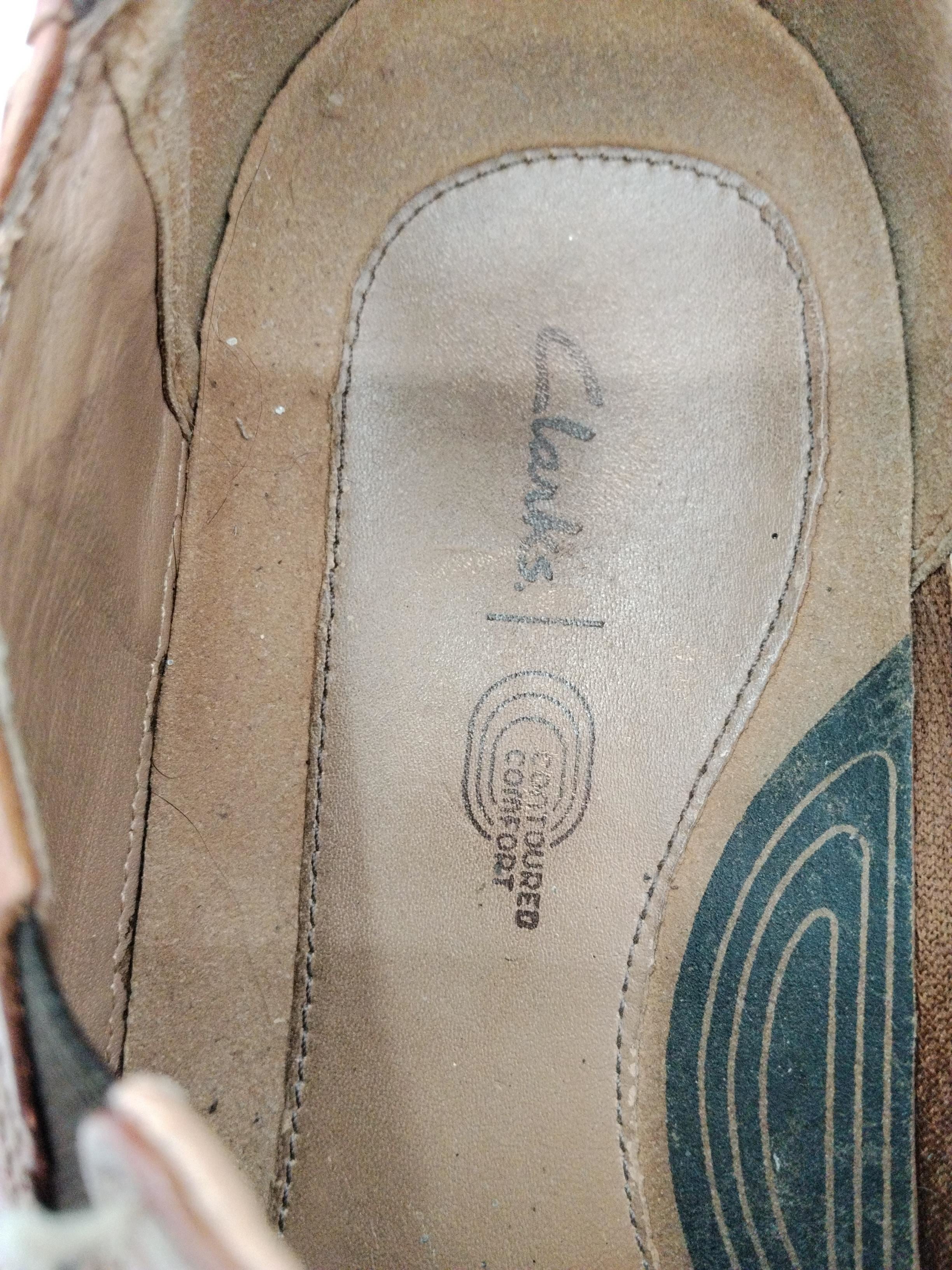 Clarks Men's Shoes UK 10 Brown 100% Leather Loafer - Image 6