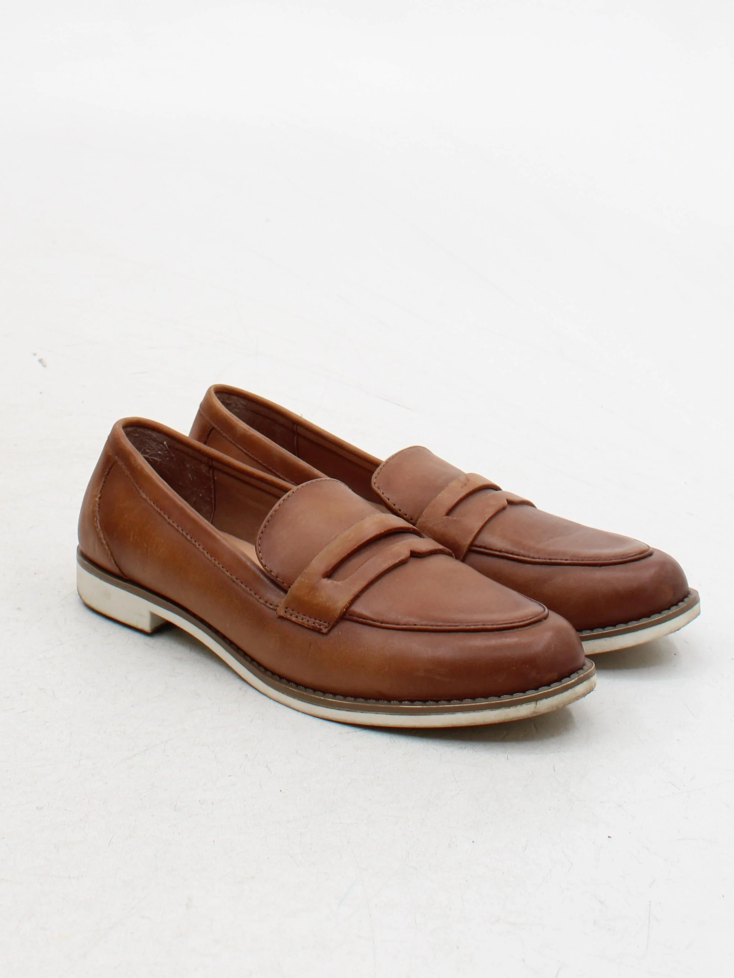 Clarks Men's Shoes UK 5 Brown 100% Leather Loafer - Image 4