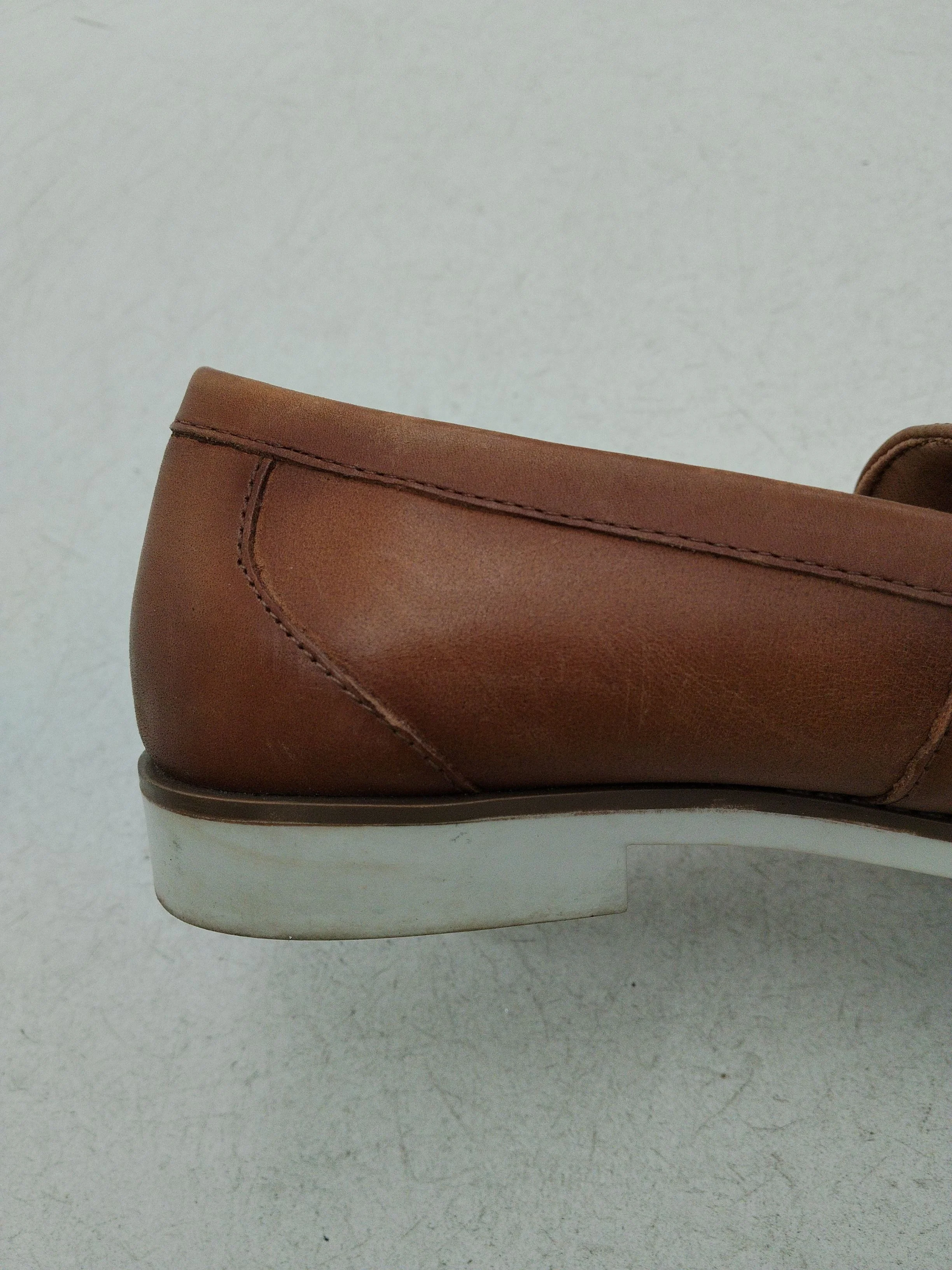 Clarks Men's Shoes UK 5 Brown 100% Leather Loafer - Image 8