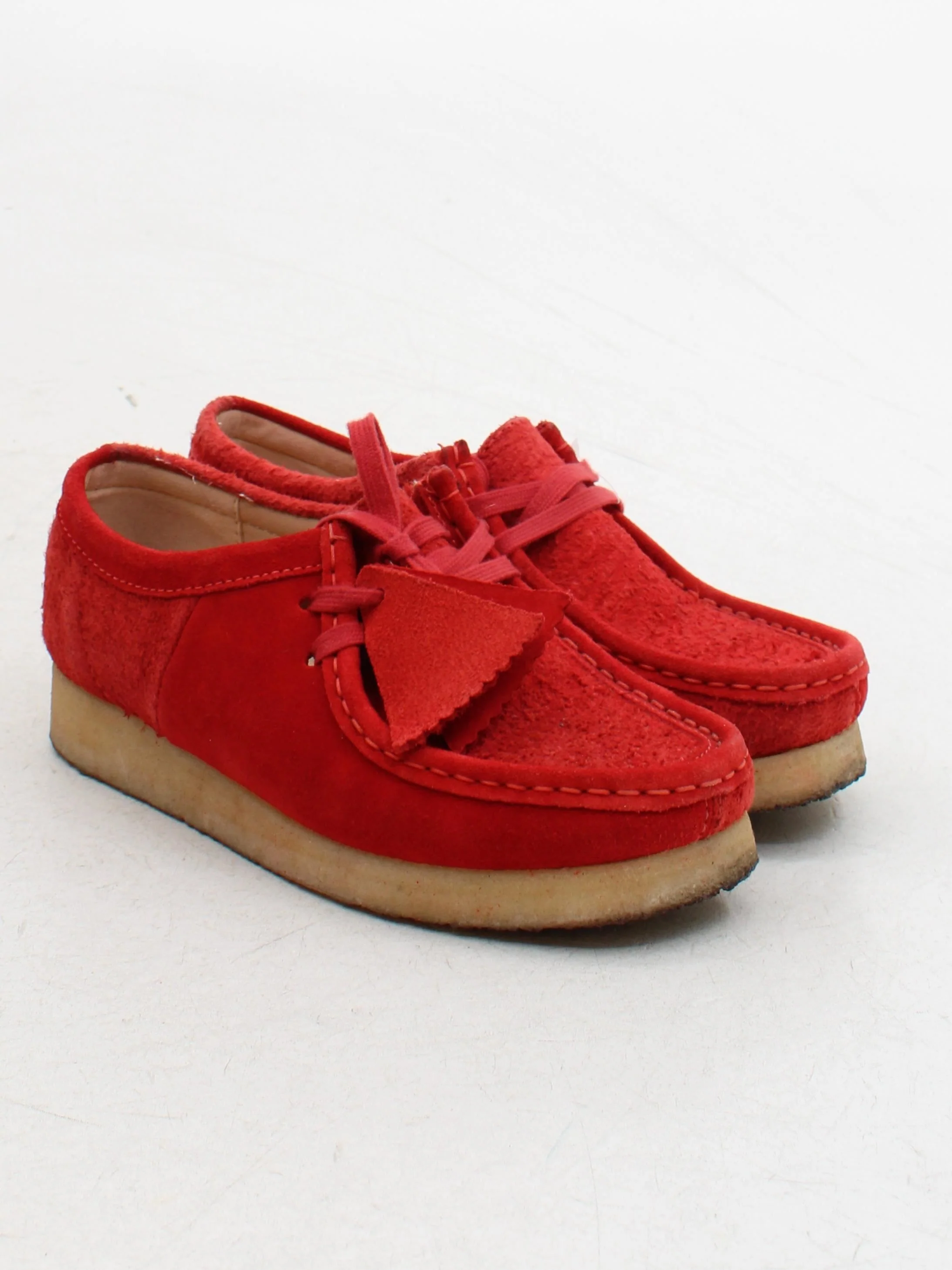 Clarks Men's Shoes UK 5 Red 100% Suede Loafer - Image 4