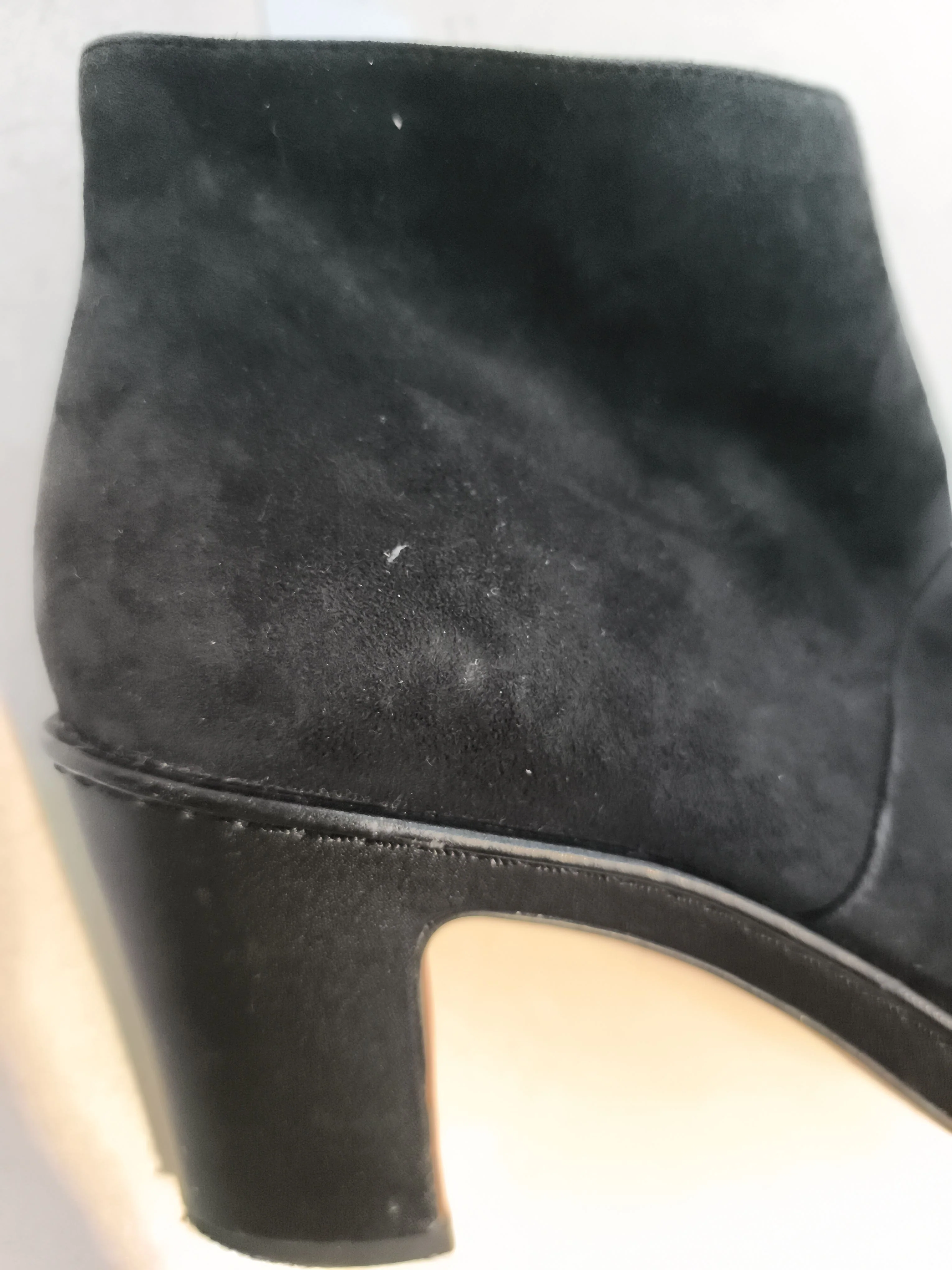 Clarks Women's Boots UK 4 Black 100% Suede Combat - Image 8