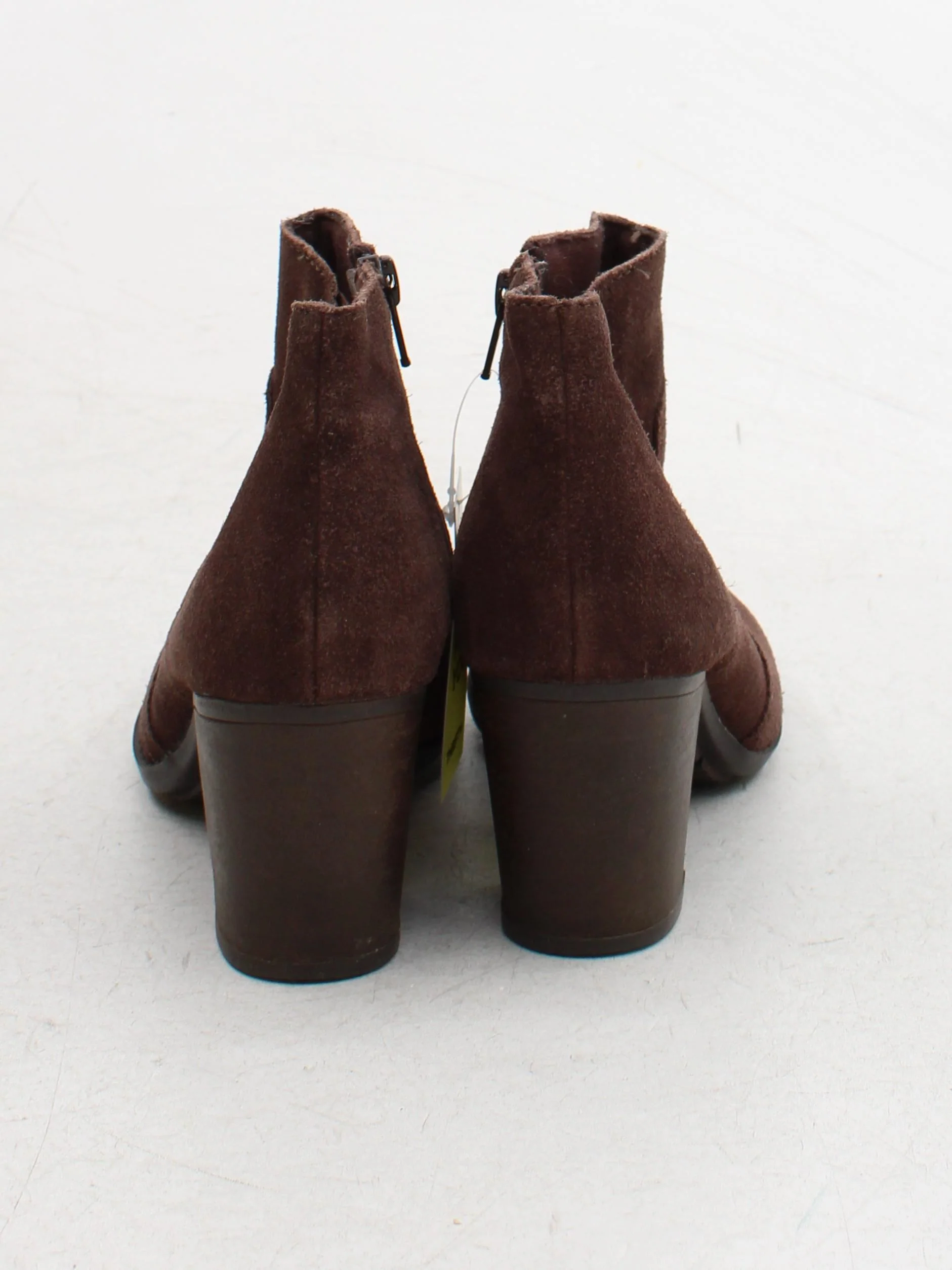 Clarks Women's Boots UK 4 Brown 100% Suede Combat - Image 3