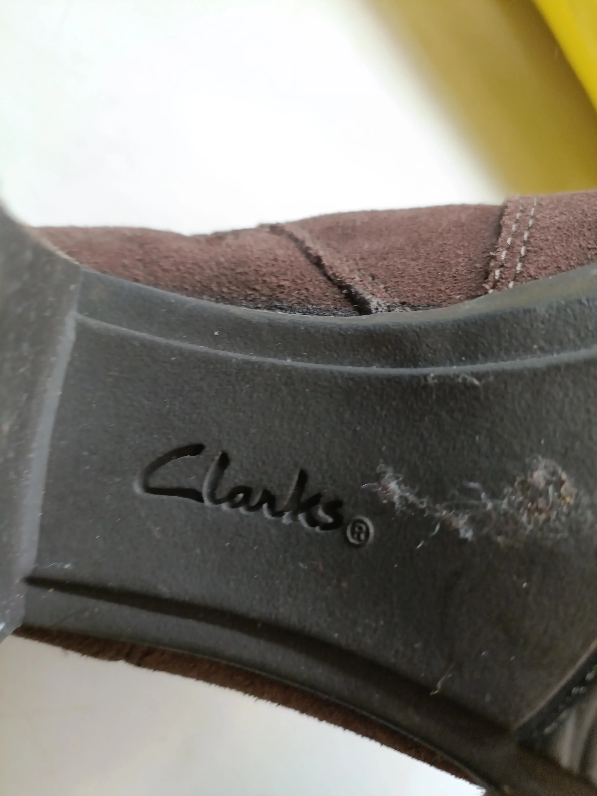 Clarks Women's Boots UK 4 Brown 100% Suede Combat - Image 9