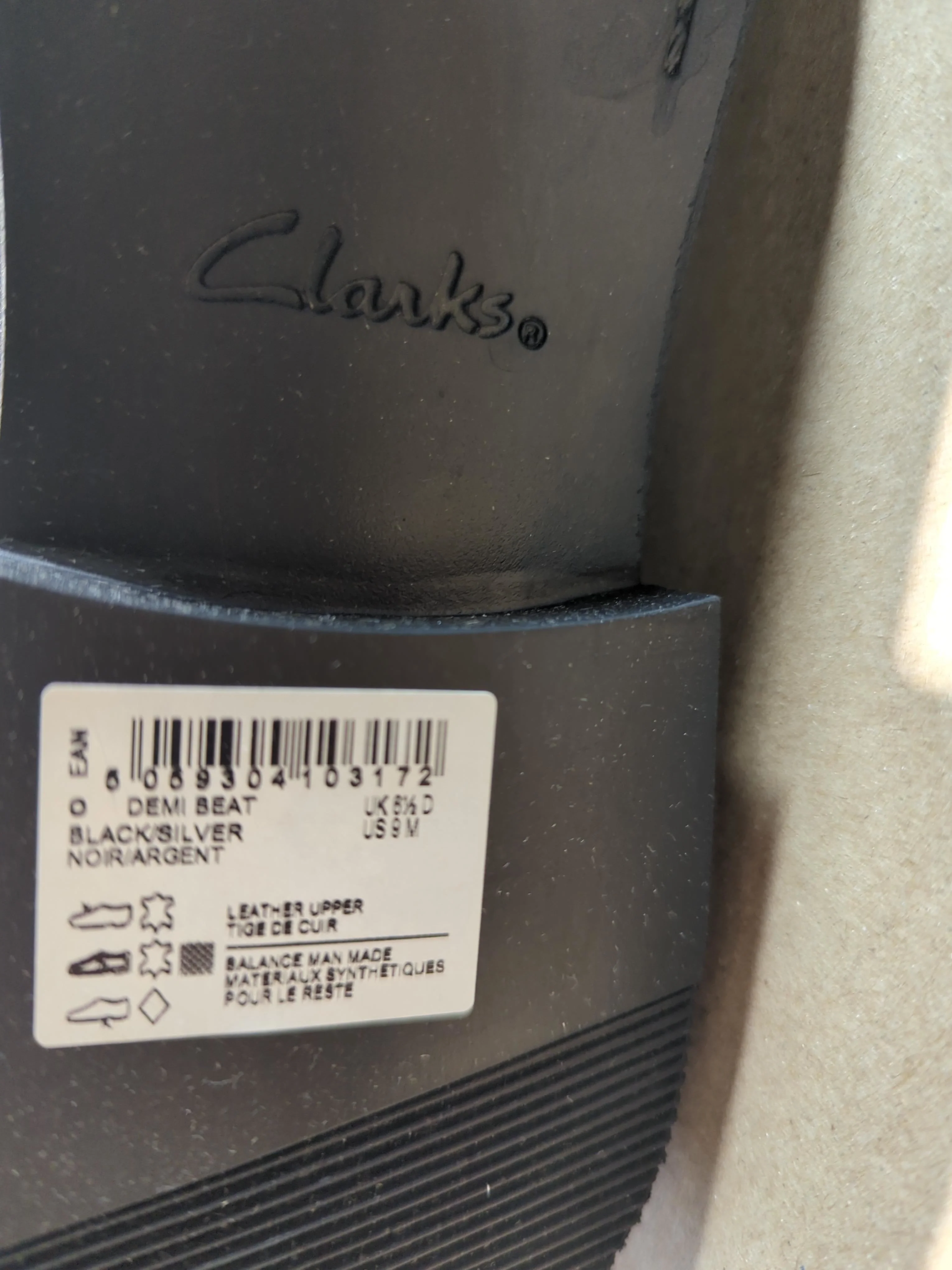 Clarks Women's Boots UK 6.5 Black 100% Leather Chelsea - Image 9