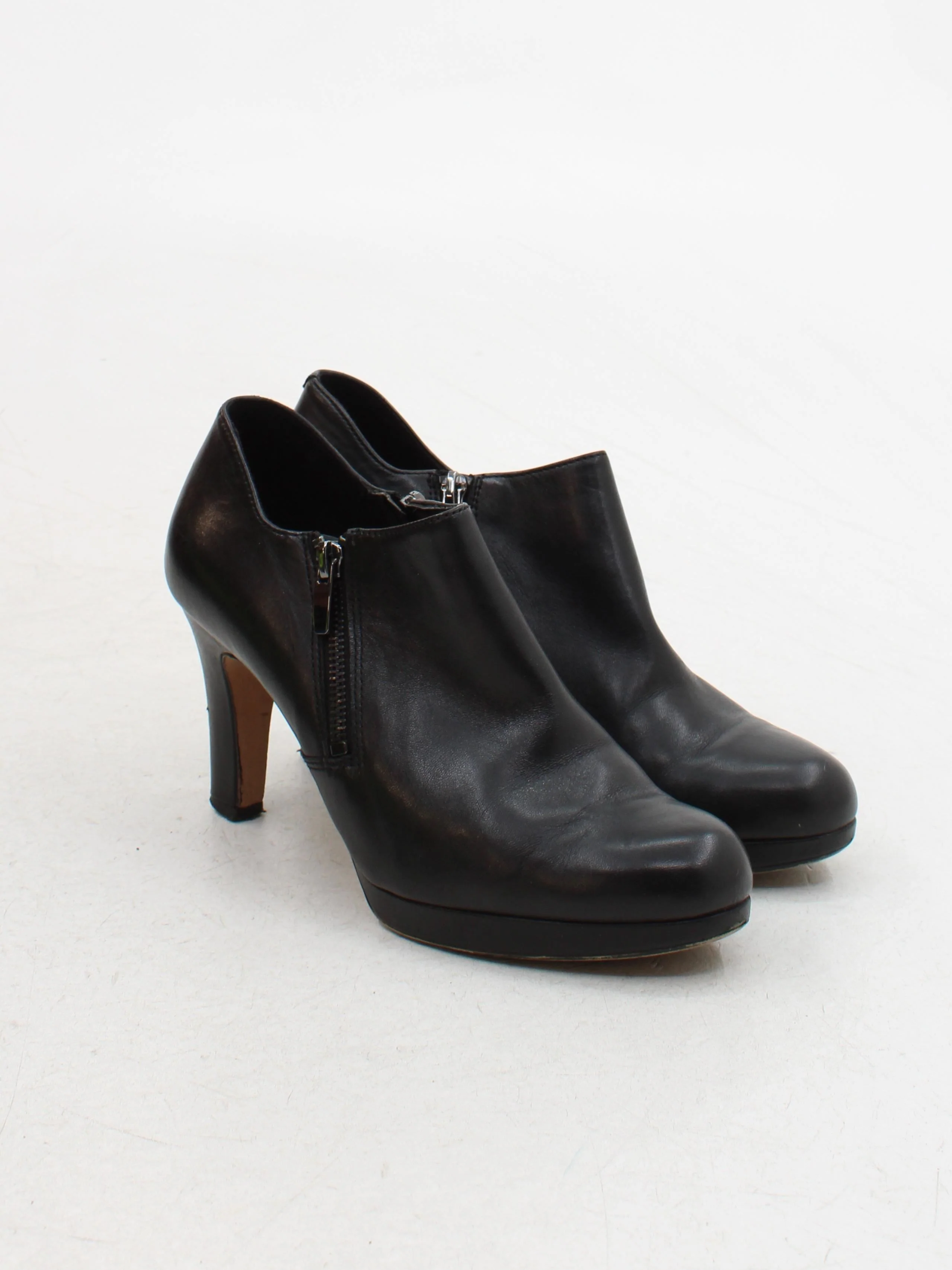 Clarks Women's Boots UK 7 Black 100% Leather Platform - Image 4