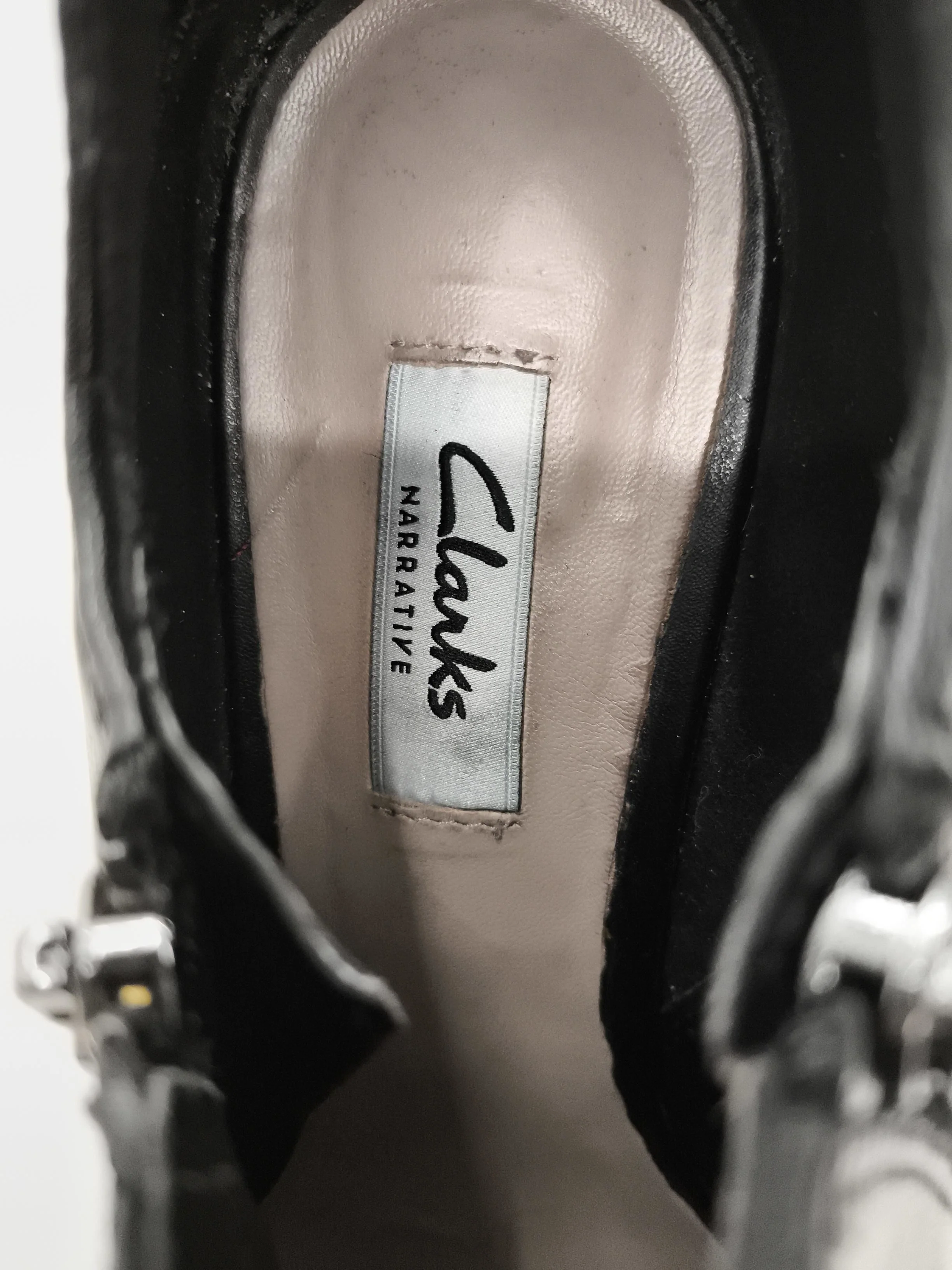 Clarks Women's Boots UK 7 Black 100% Leather Platform - Image 6