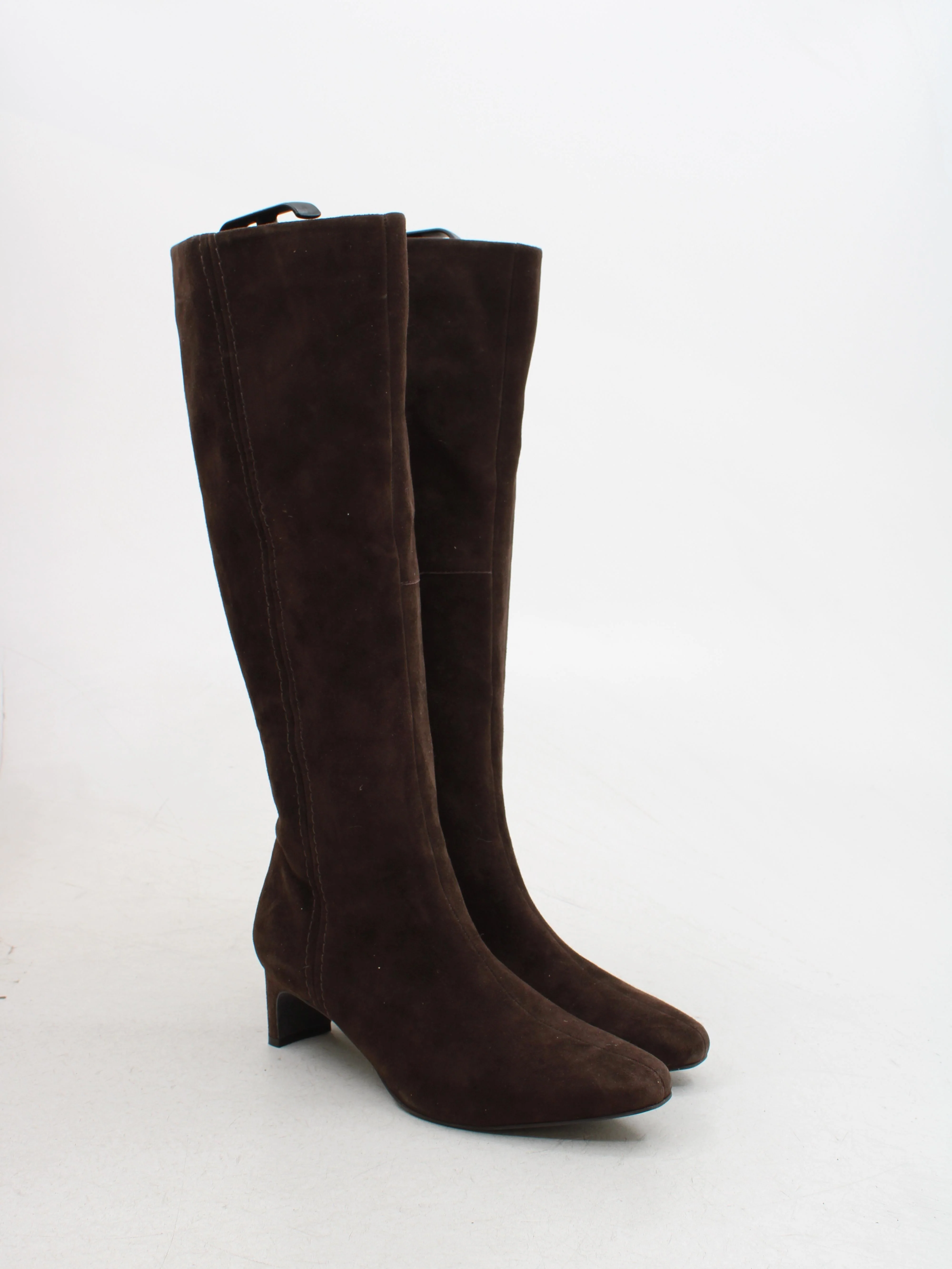 Clarks Women's Boots UK 7 Brown 100% Suede Riding Boot - Image 4