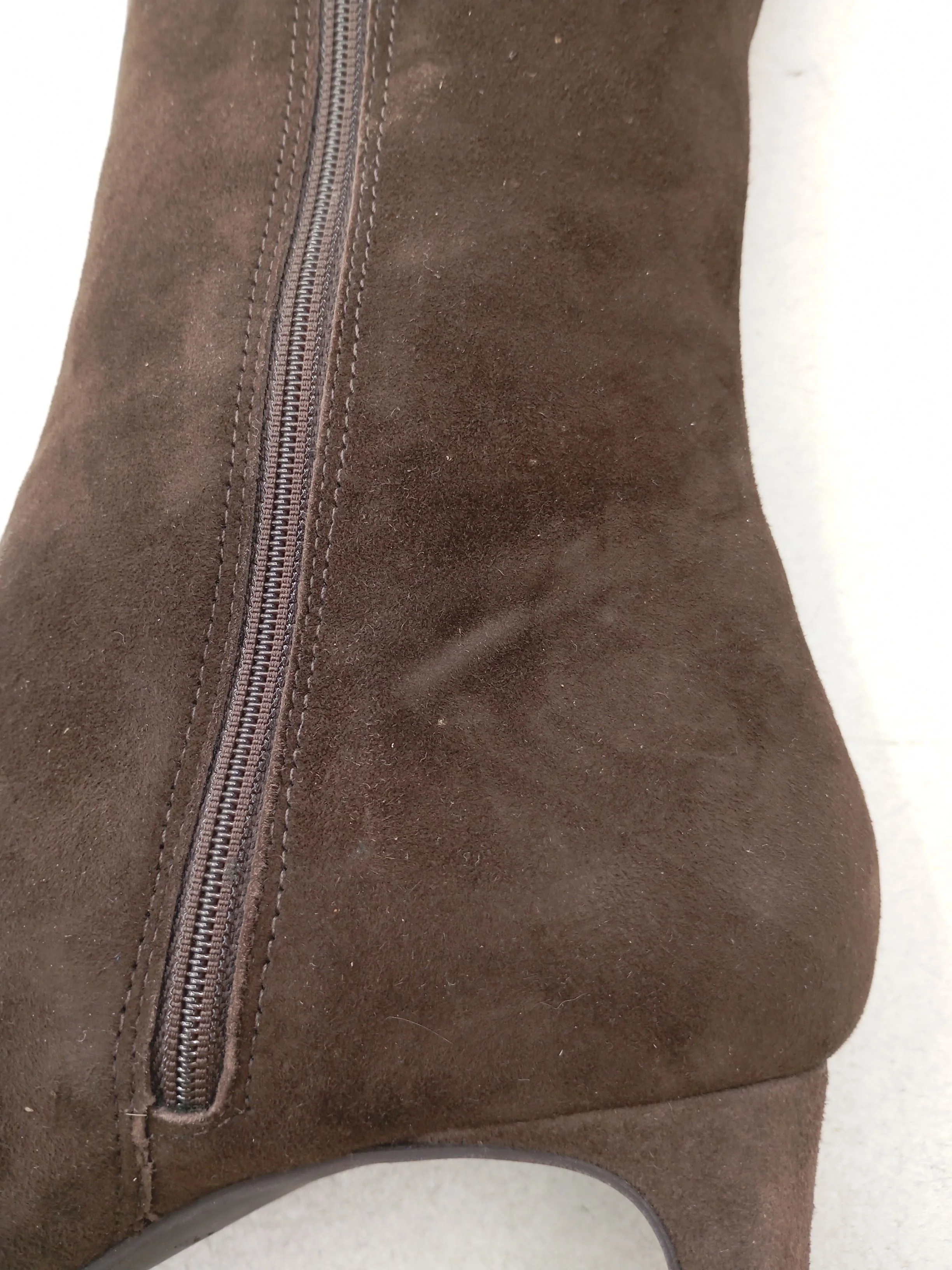 Clarks Women's Boots UK 7 Brown 100% Suede Riding Boot - Image 8