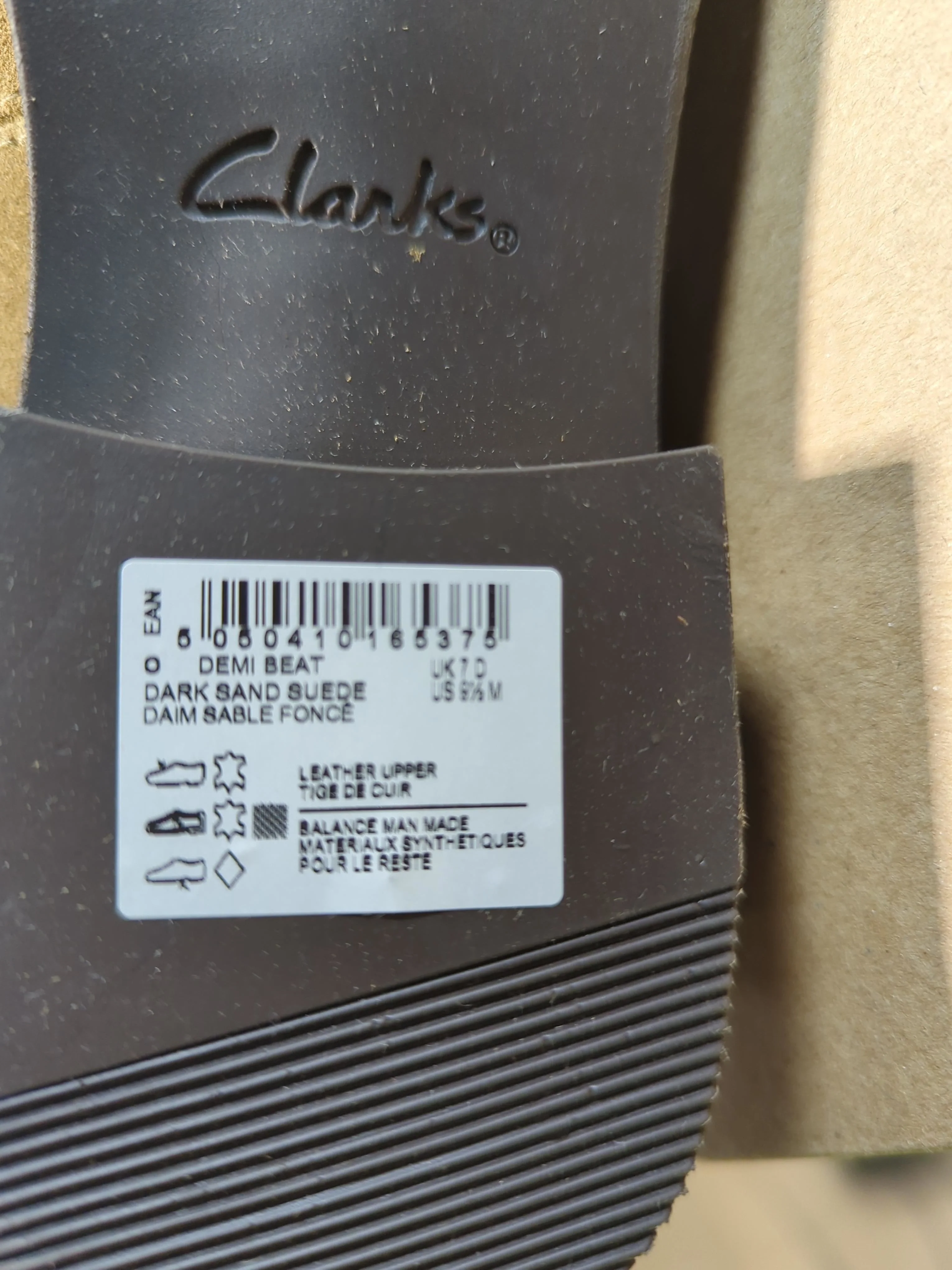 Clarks Women's Boots UK 7 Tan 100% Suede Chelsea - Image 10