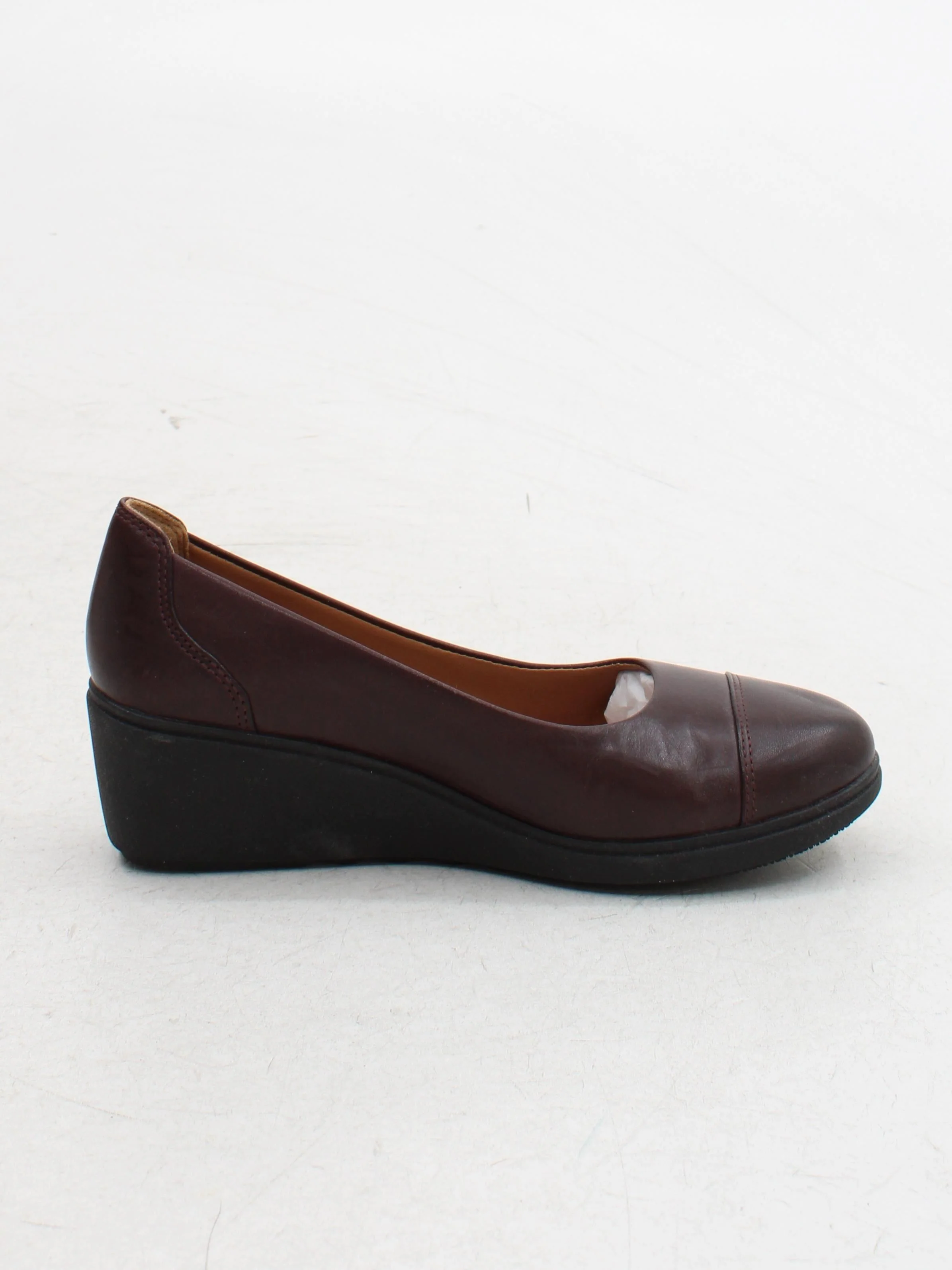 Clarks Women's Flat Shoes UK 3 Brown 100% Leather Ballet - Image 5