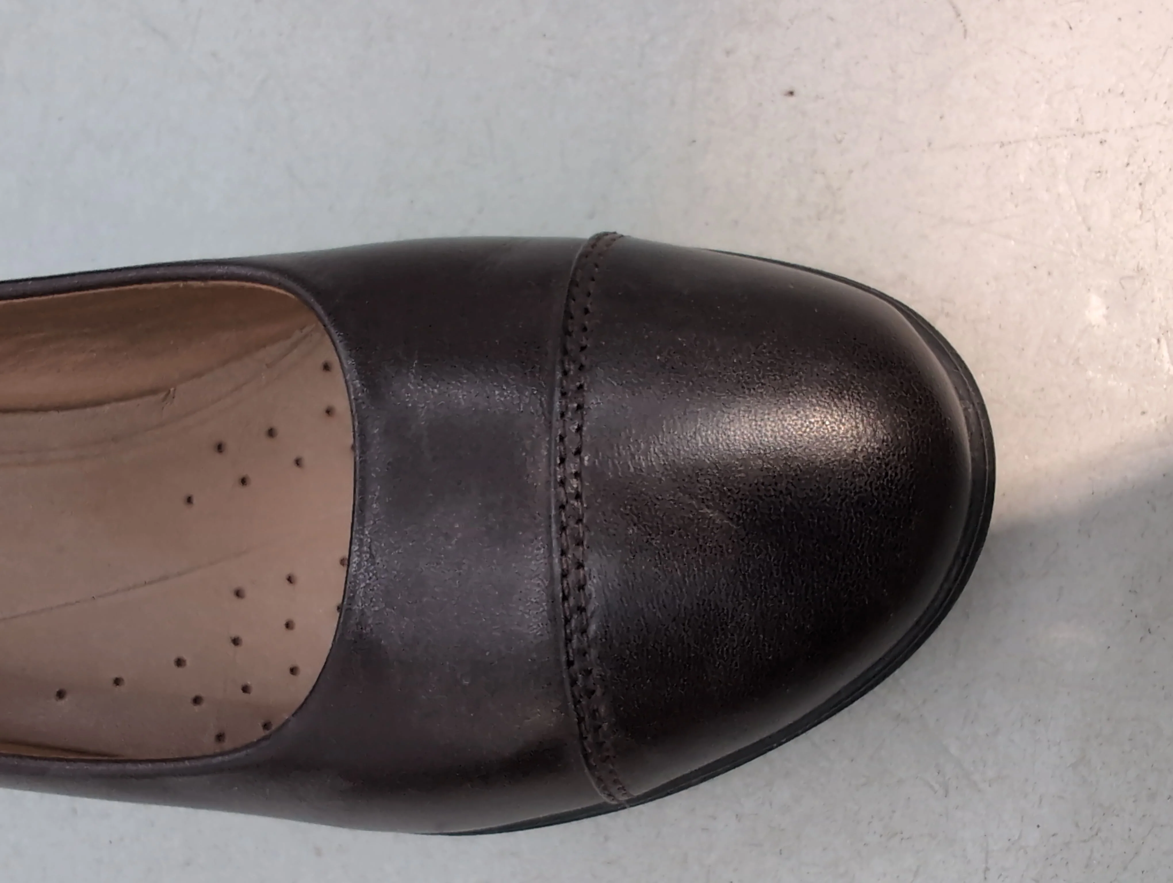 Clarks Women's Flat Shoes UK 3 Brown 100% Leather Ballet - Image 8