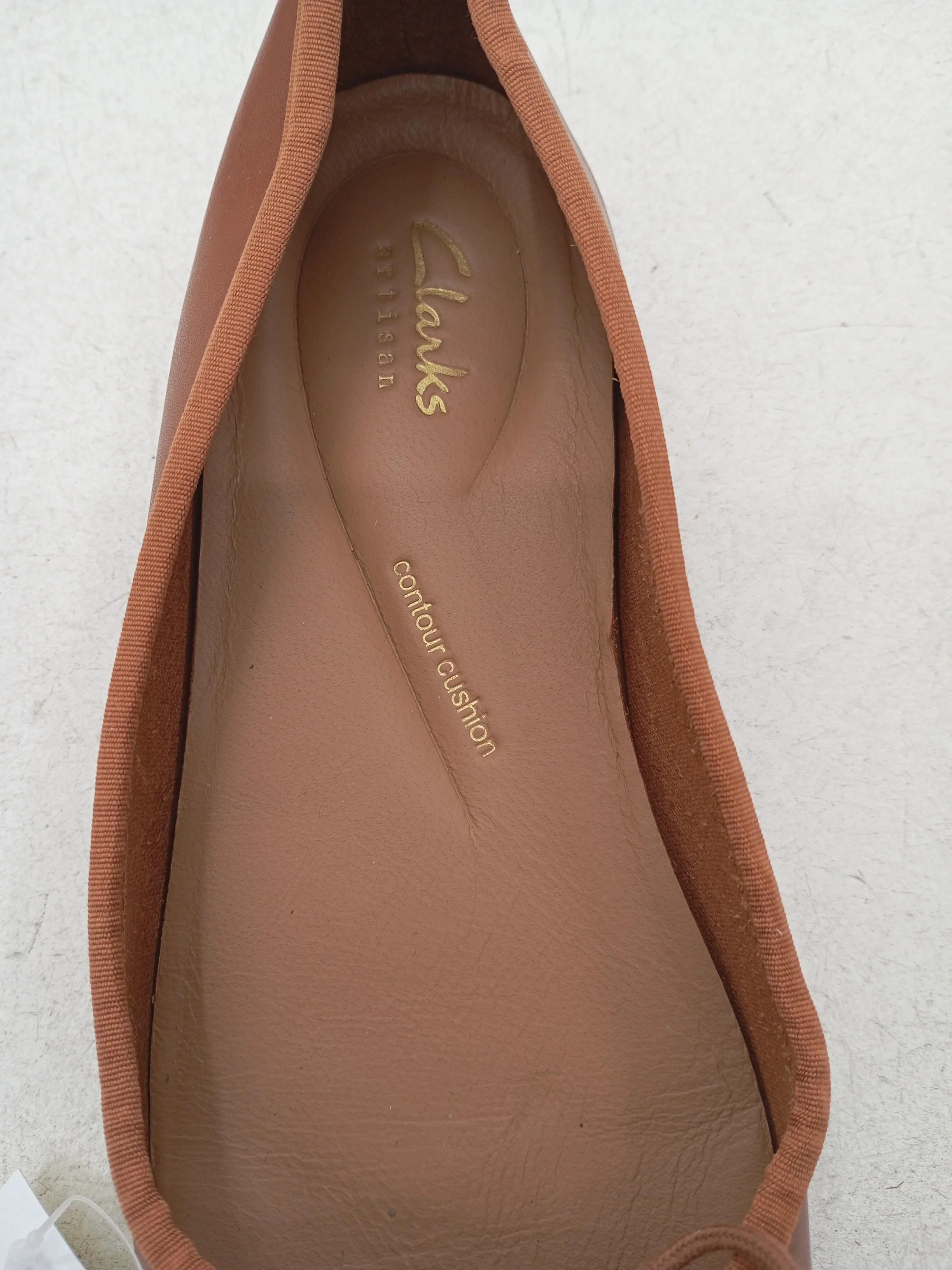 Clarks Women's Flat Shoes UK 5 Brown 100% Leather Ballet - Image 6