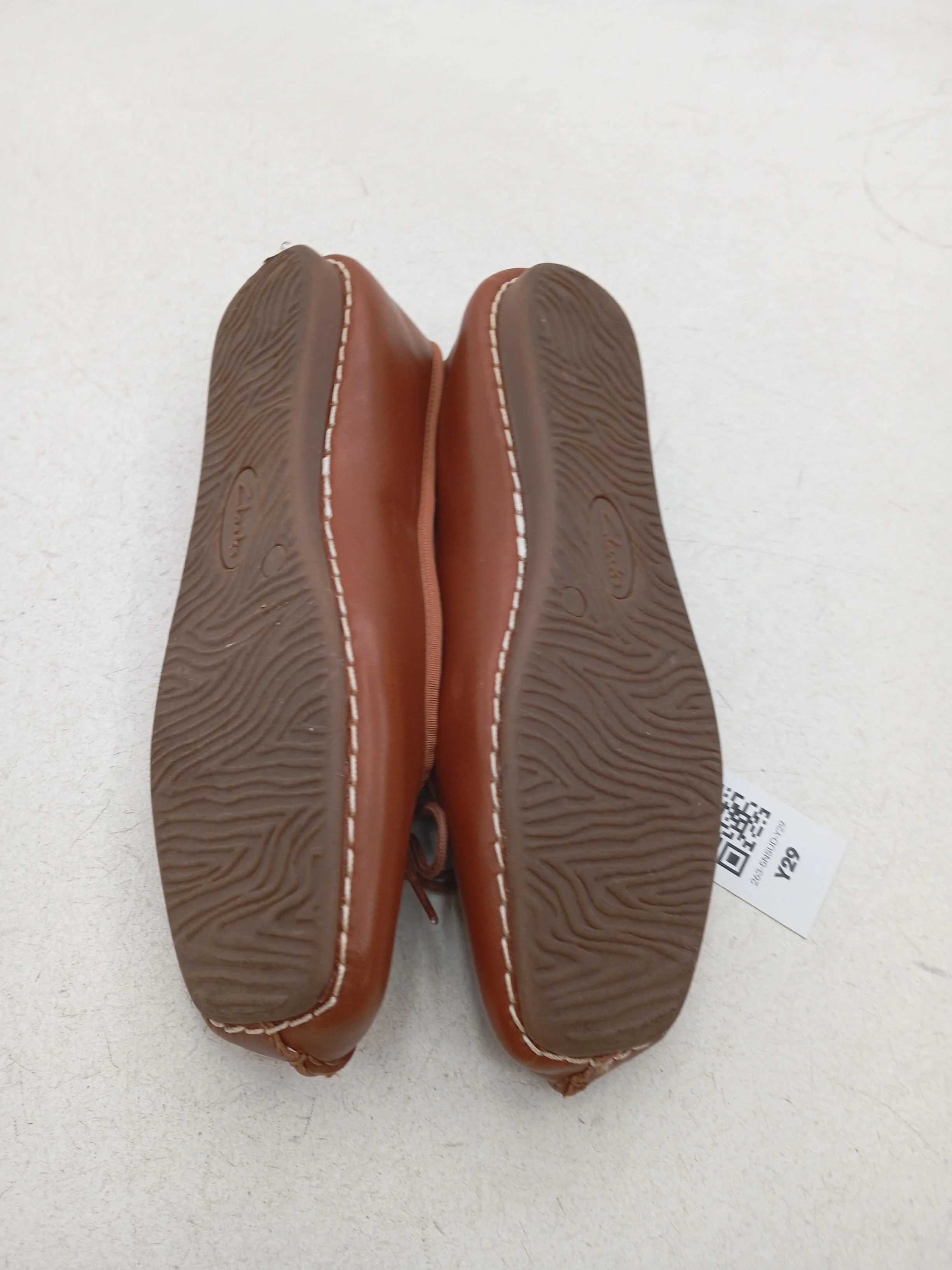 Clarks Women's Flat Shoes UK 5 Brown 100% Leather Ballet - Image 7