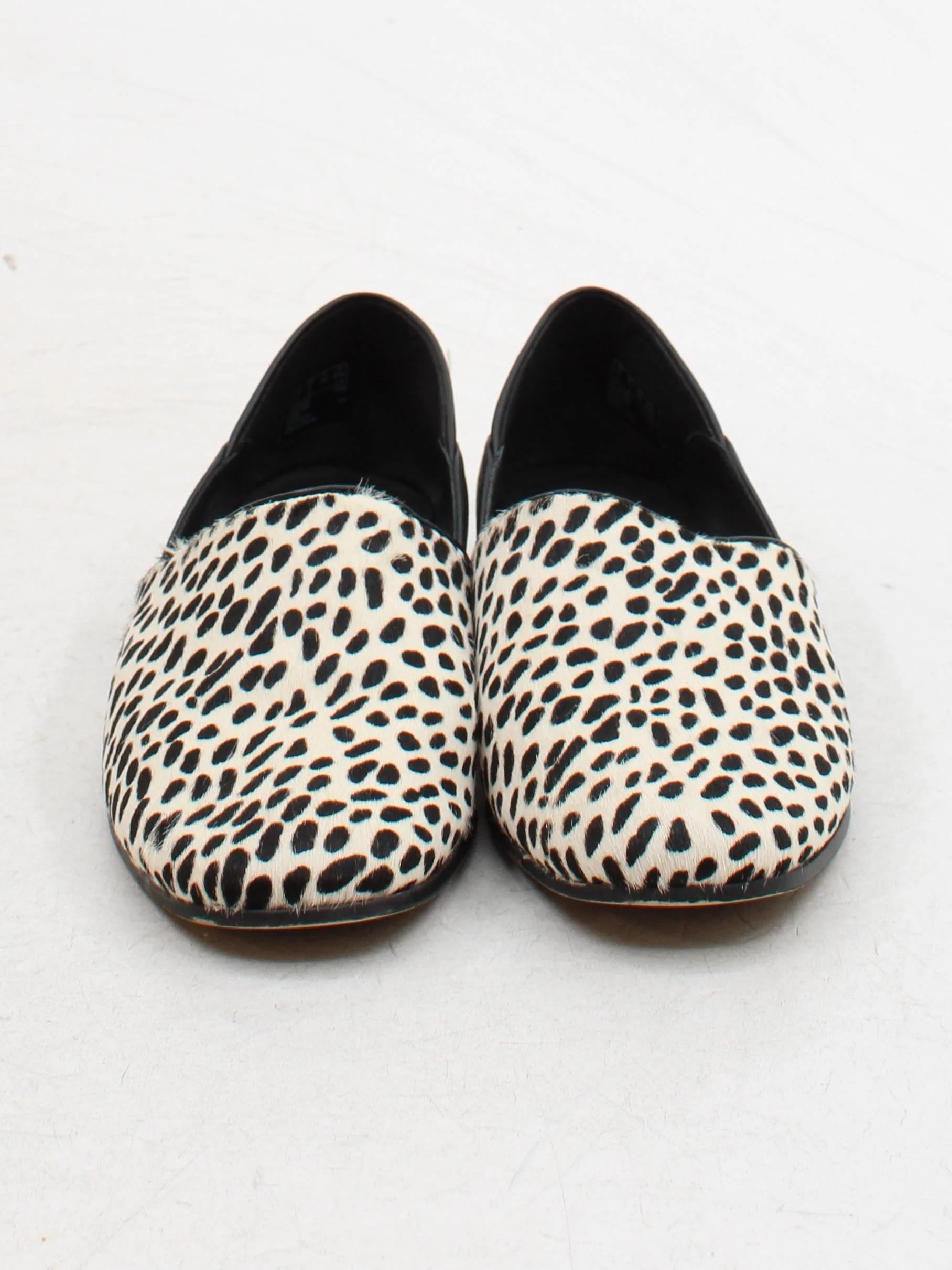 Clarks Women's Flat Shoes UK 5 Multi Animal Print Leather with Animal Fur Loafer - Image 2