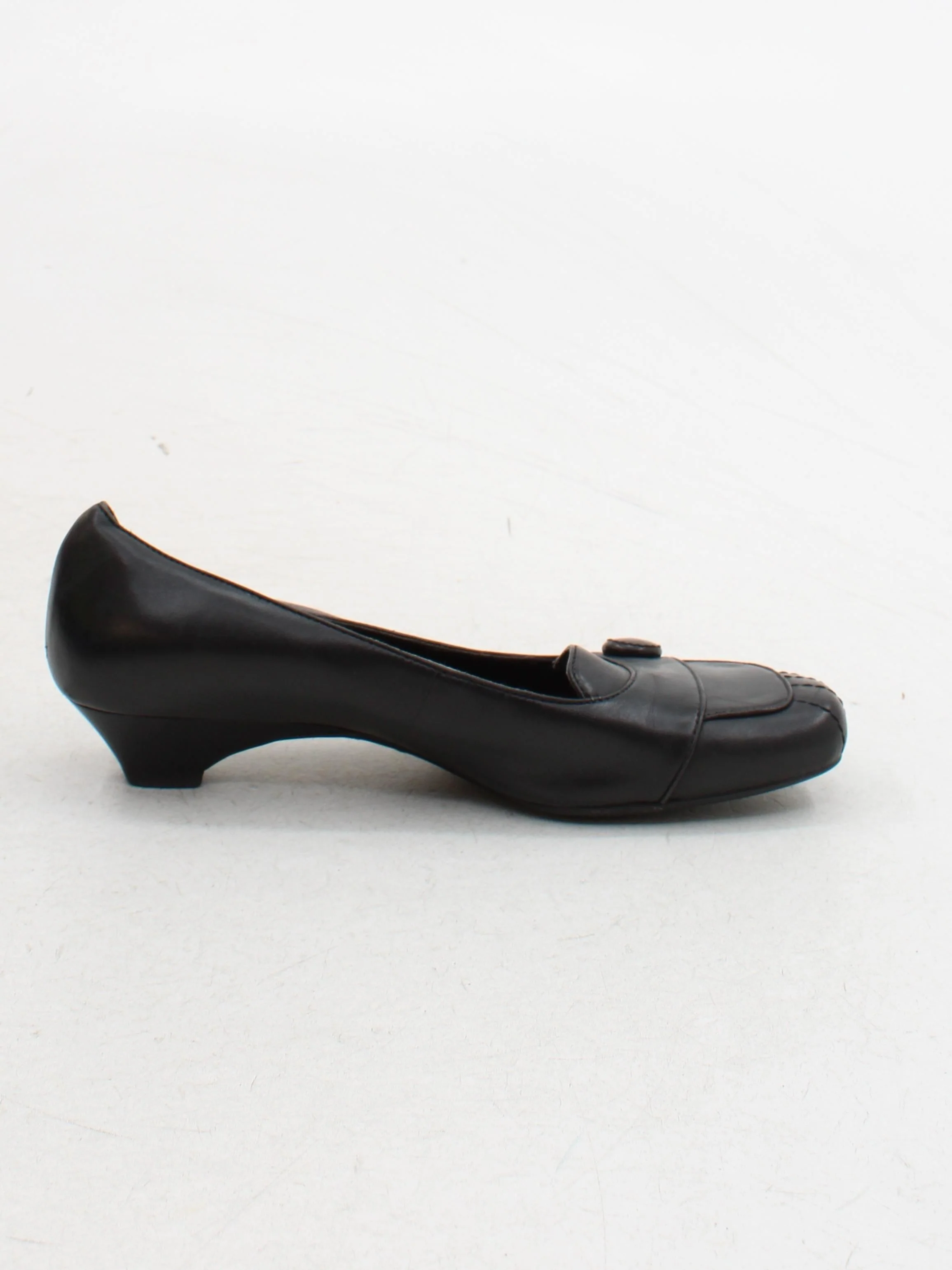 Clarks Women's Flat Shoes UK 6 Black 100% Leather Loafer - Image 5