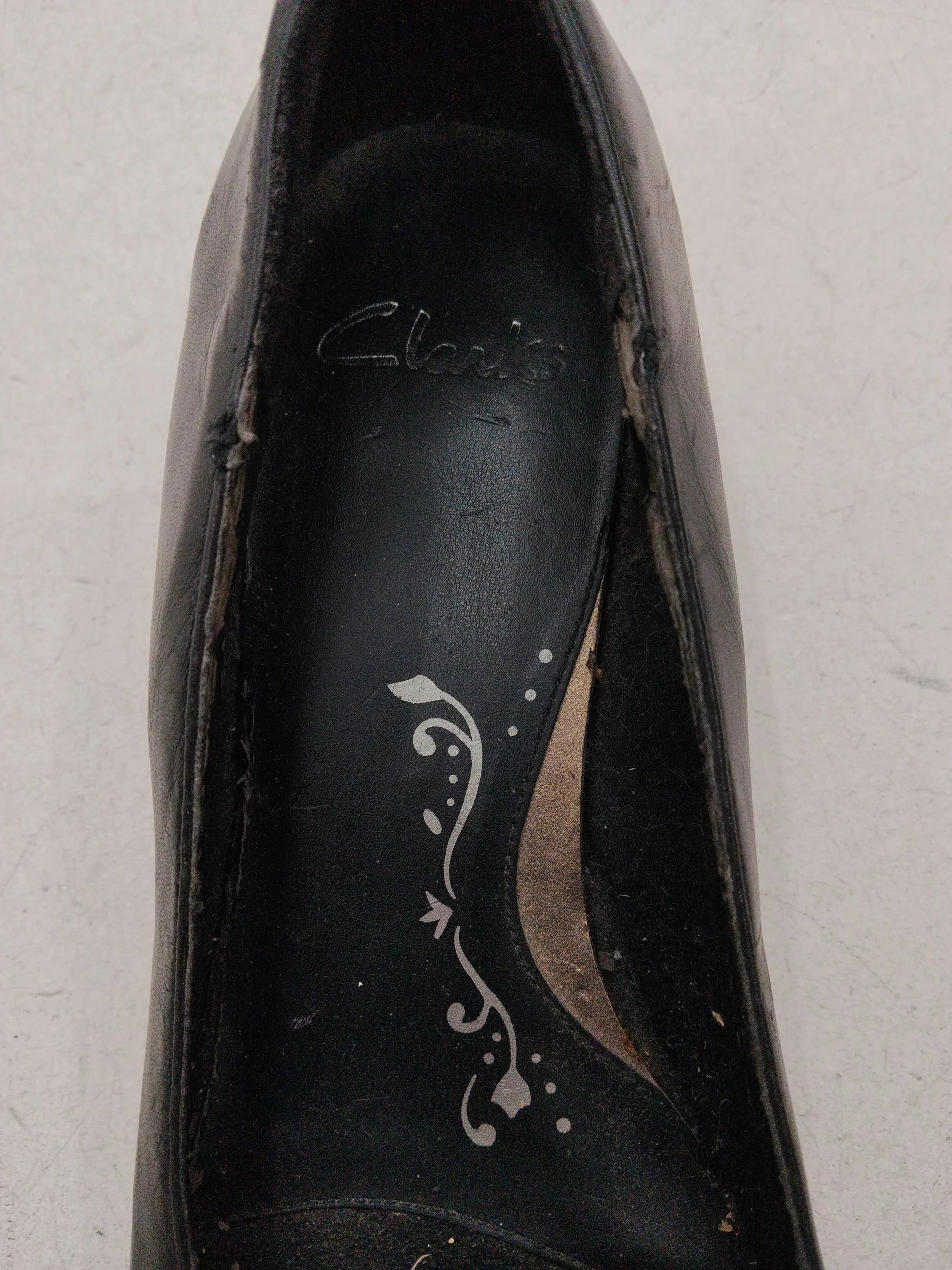 Clarks Women's Flat Shoes UK 6 Black 100% Leather Loafer - Image 6