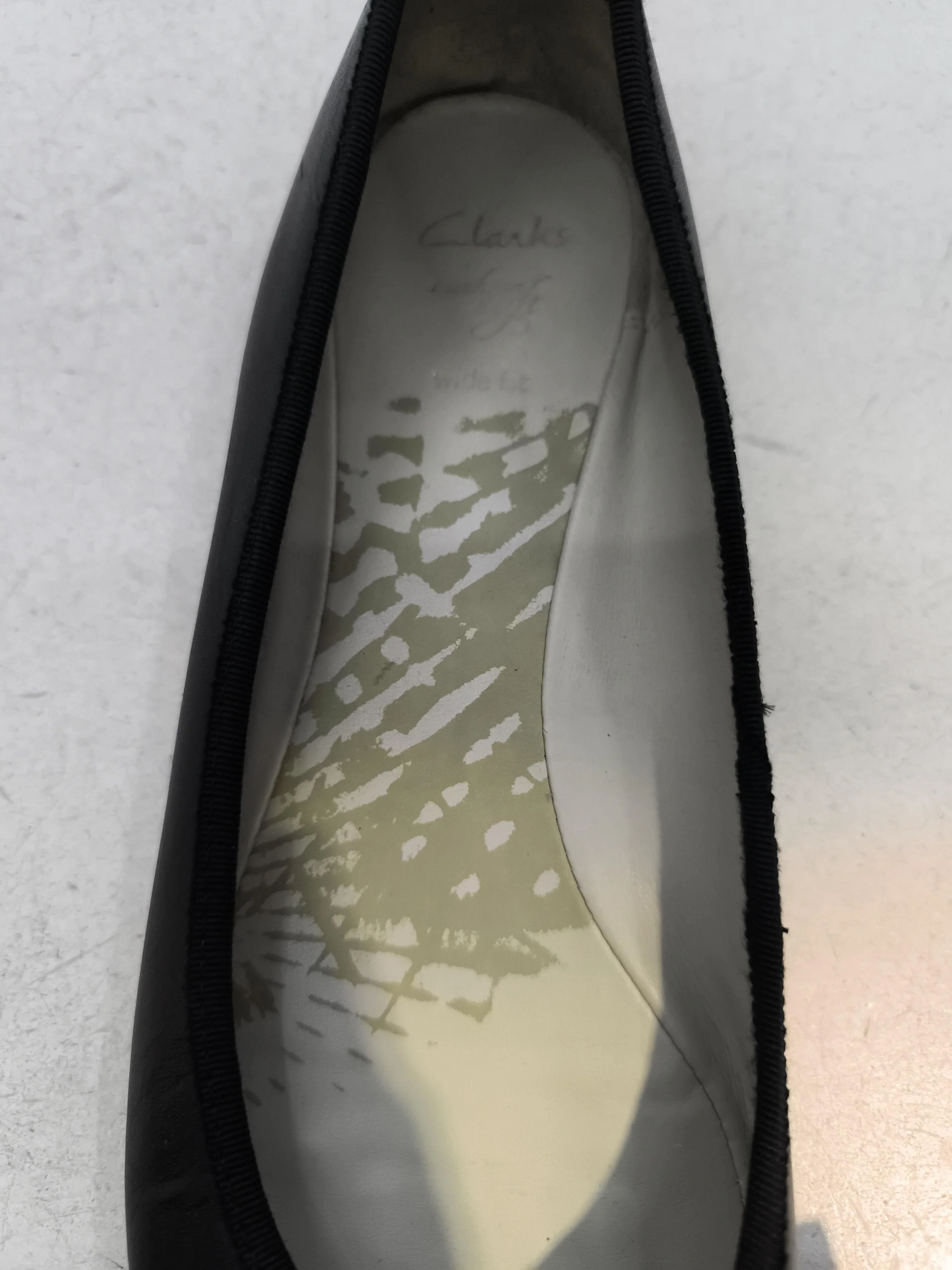 Clarks Women's Flat Shoes UK 9 Black 100% Leather Ballet - Image 6