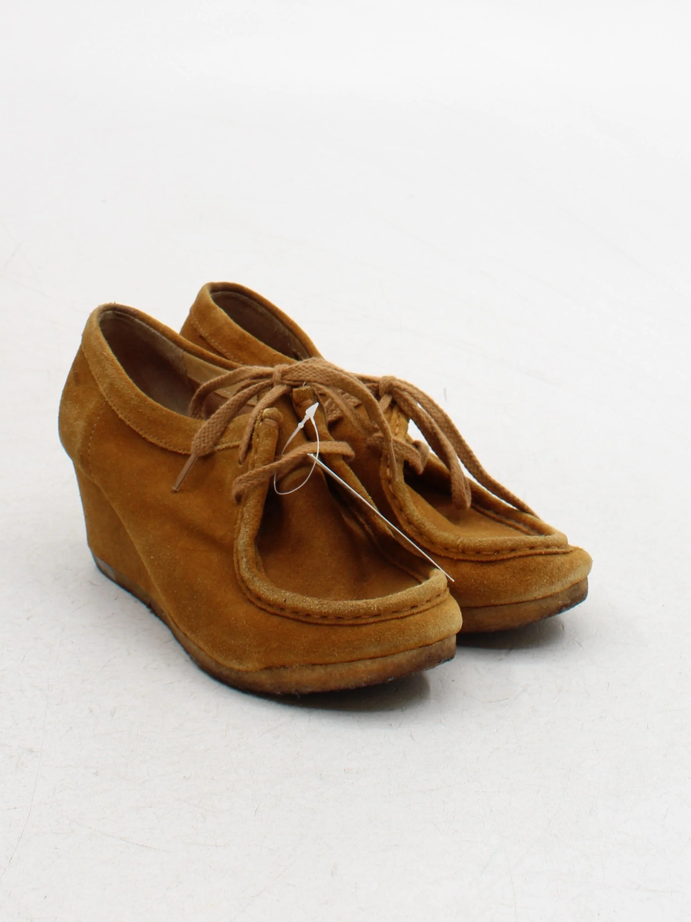 Clarks Women's Heels UK 4 Tan 100% Suede Mule - Image 4