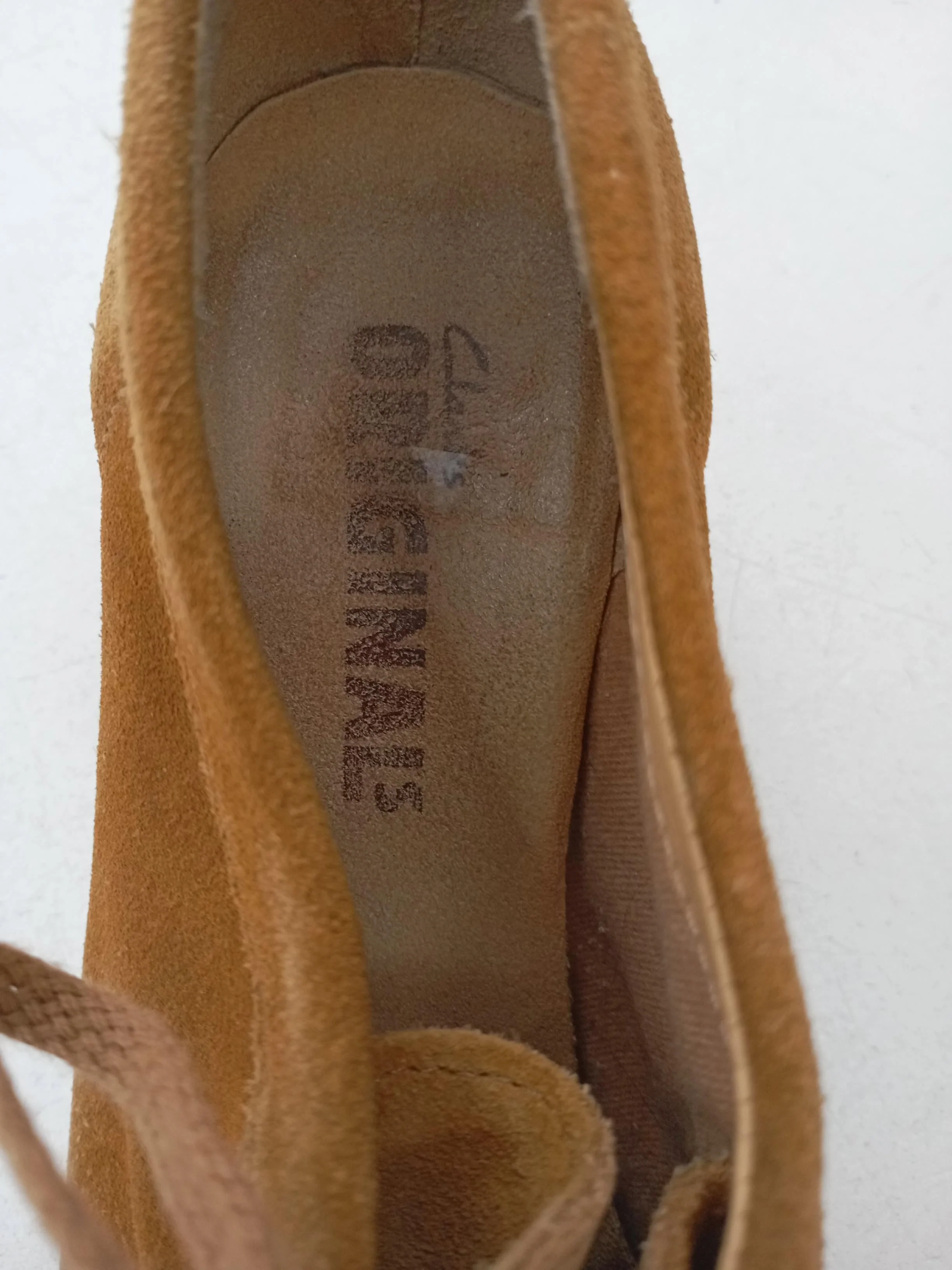 Clarks Women's Heels UK 4 Tan 100% Suede Mule - Image 6