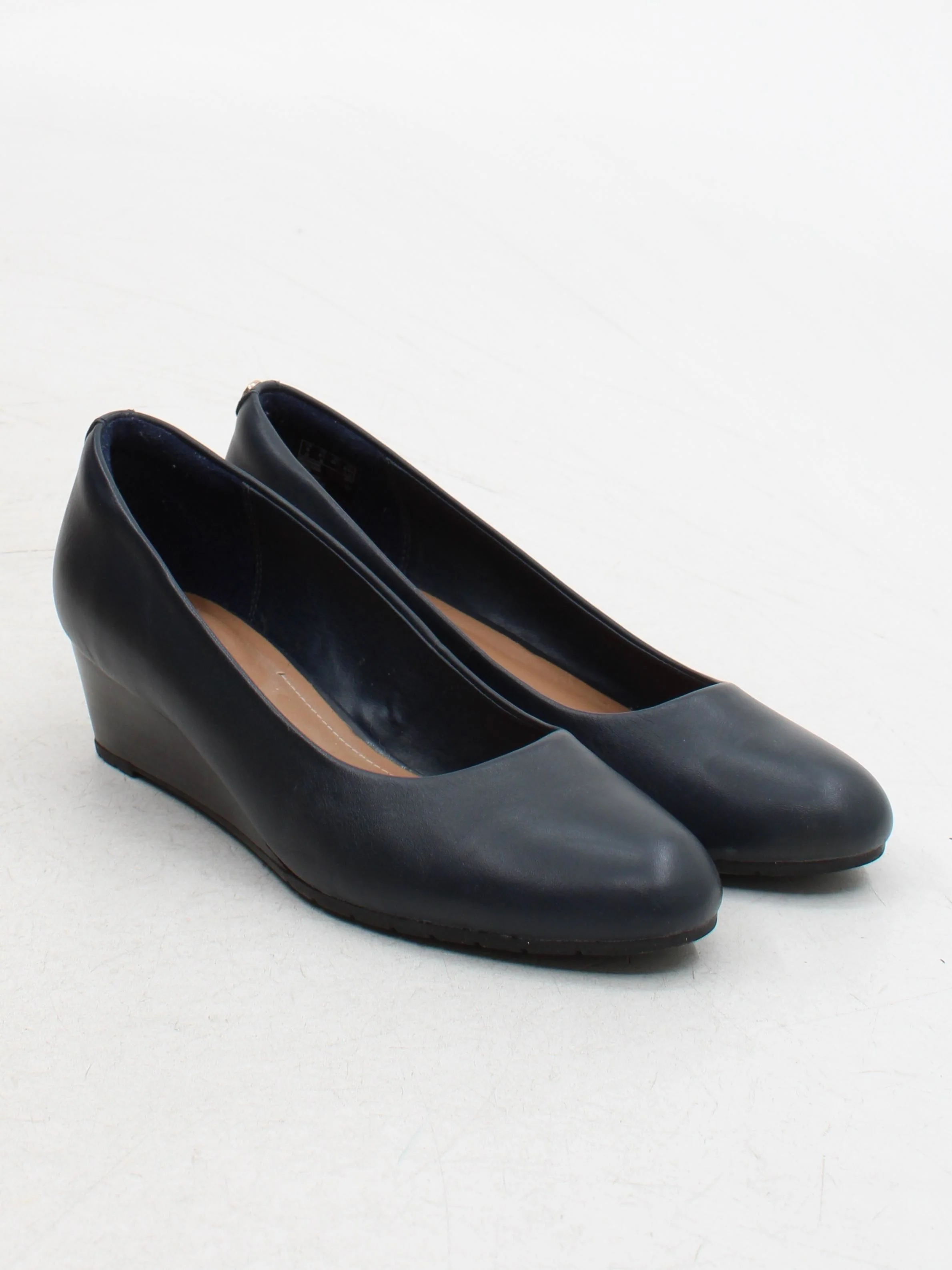 Clarks Women's Heels UK 6 Blue 100% Leather Platform - Image 4