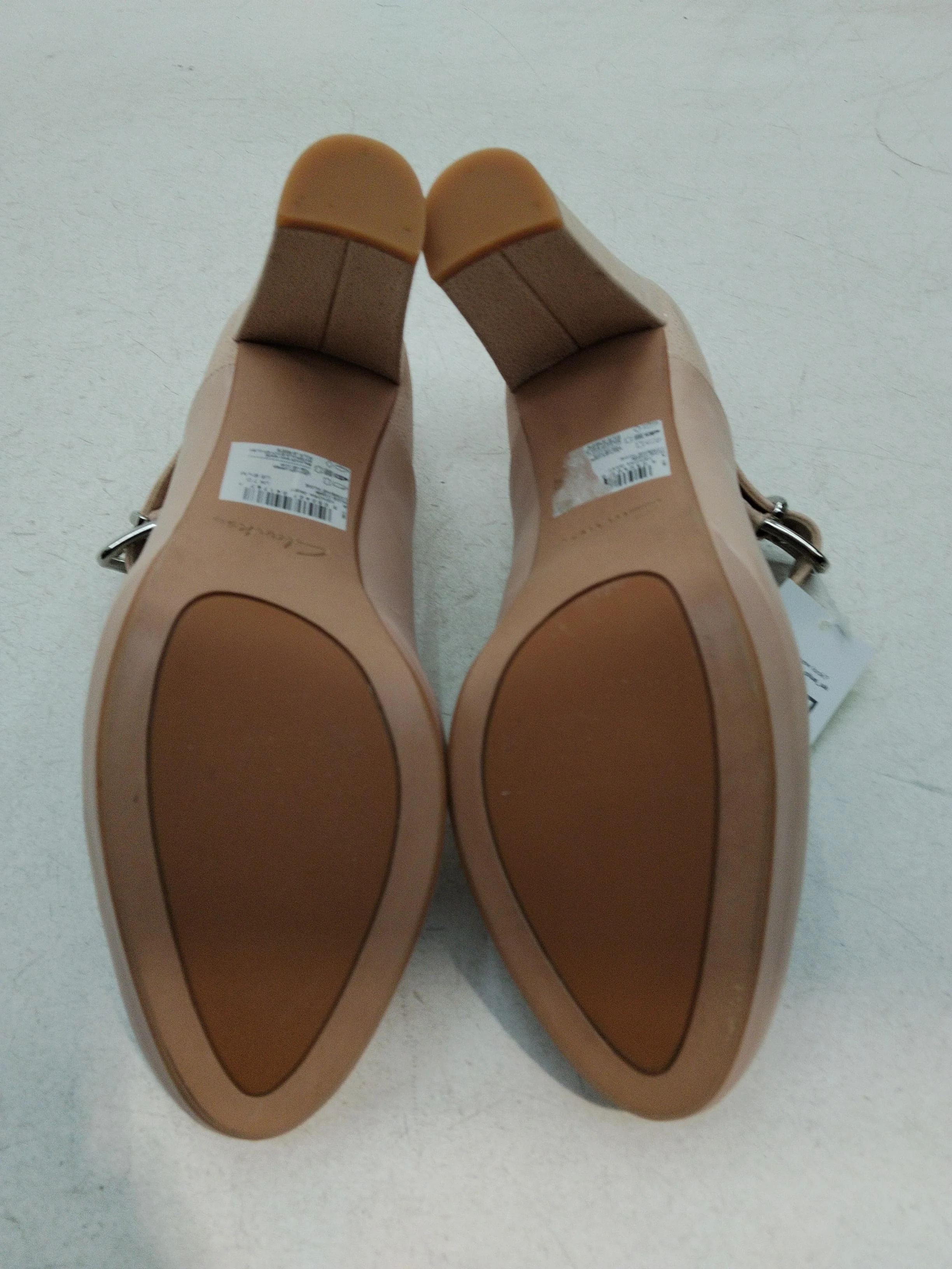 Clarks Women's Heels UK 7 Tan 100% Leather Court - Image 7