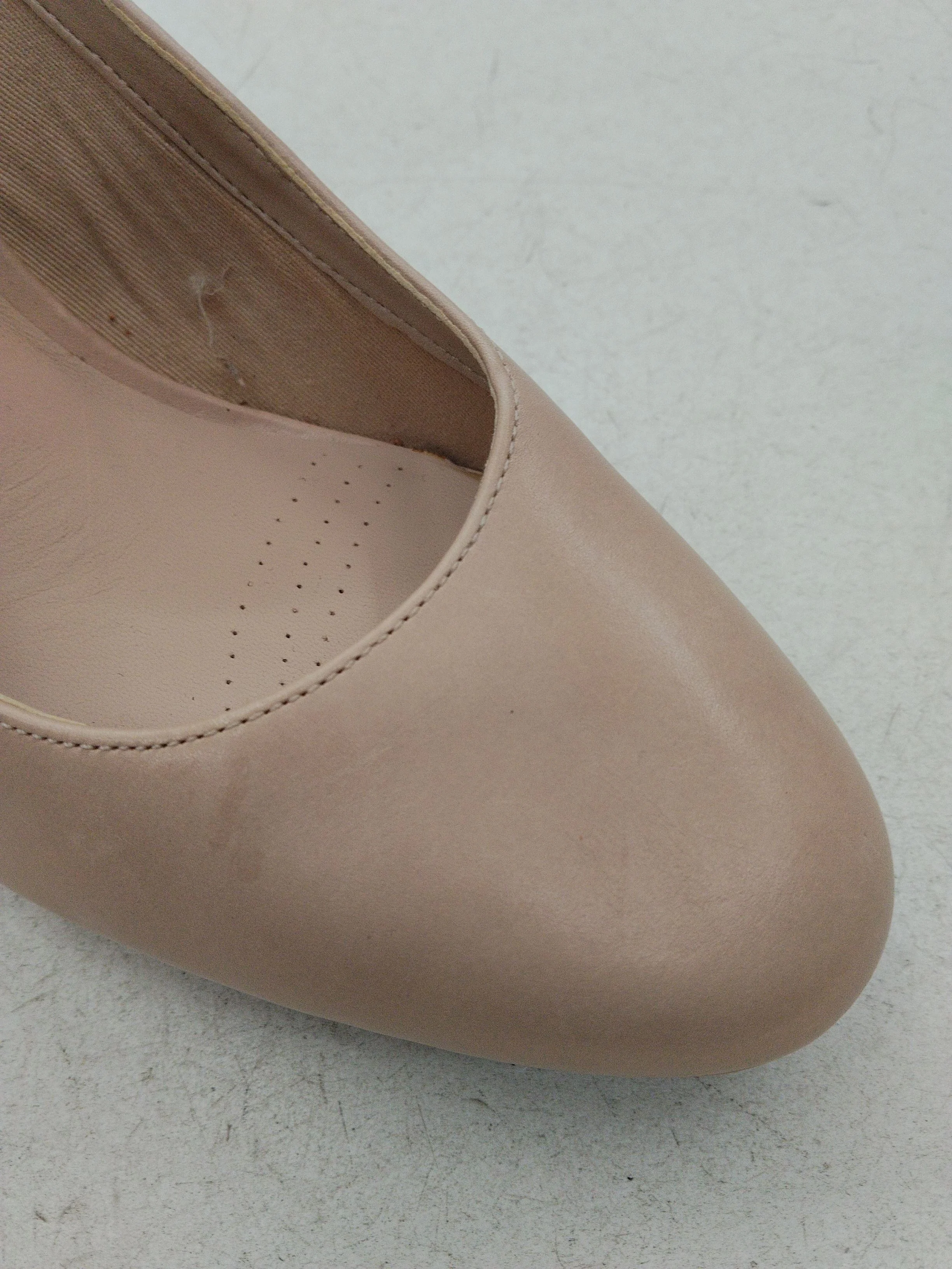 Clarks Women's Heels UK 7 Tan 100% Leather Court - Image 8