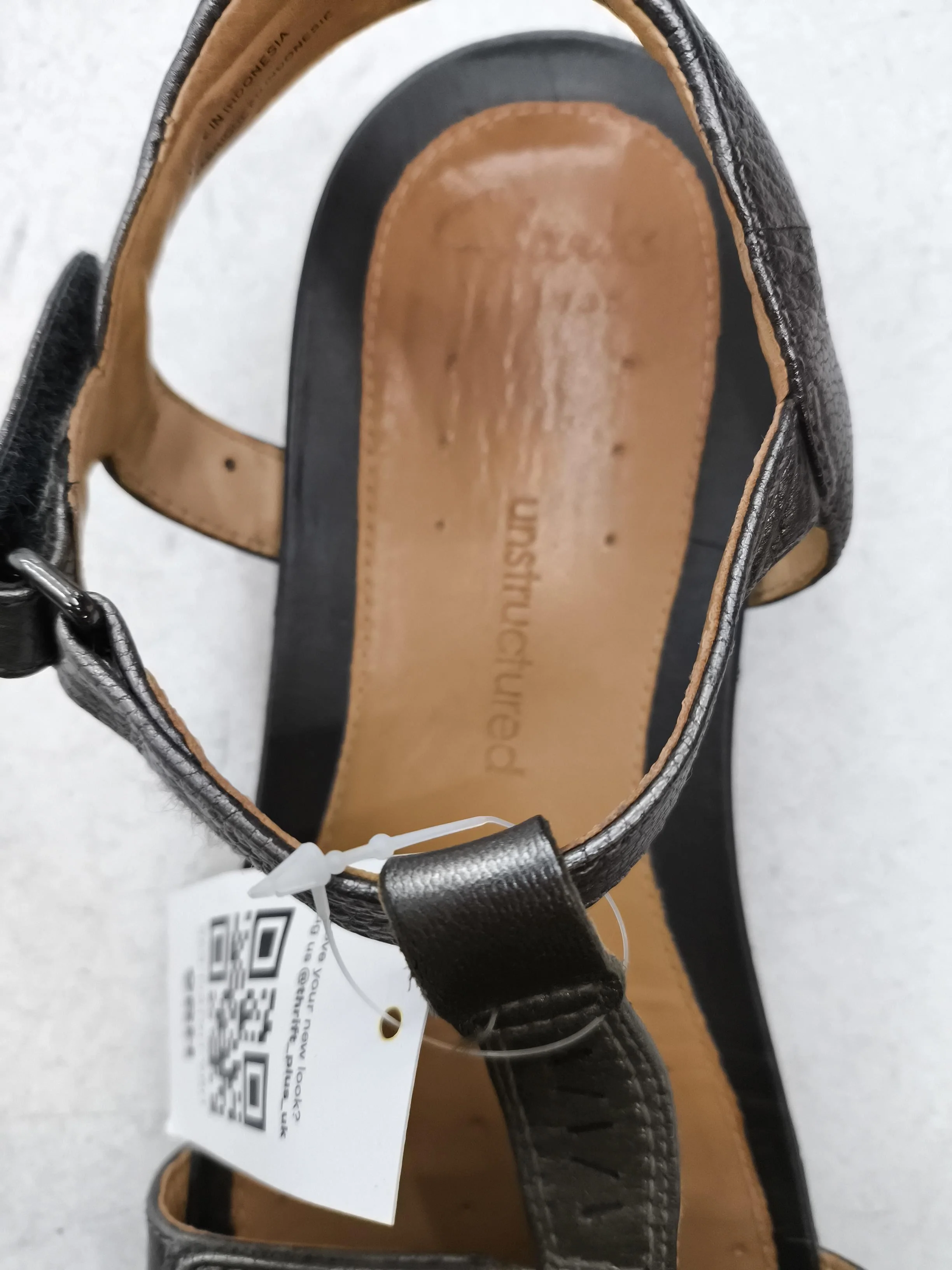 Clarks Women's Sandals UK 4 Silver 100% Leather Strappy - Image 6