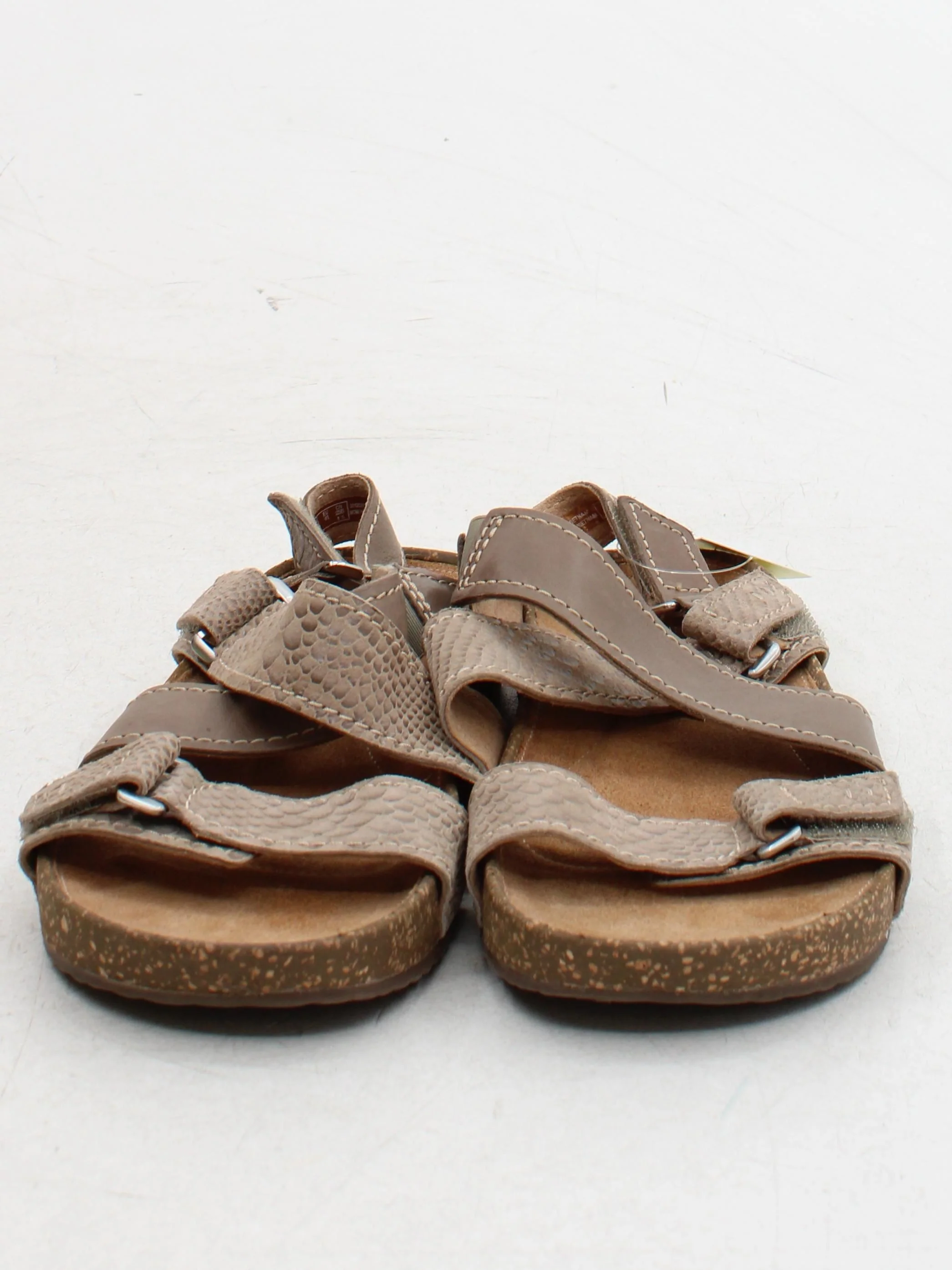Clarks Women's Sandals UK 7 Tan Animal Print 100% Leather Strappy - Image 2