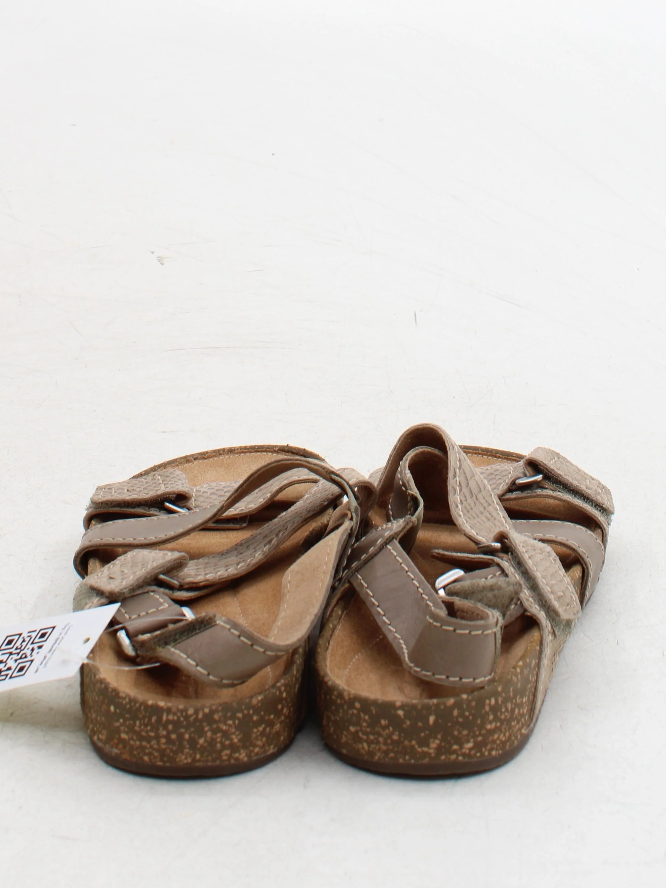 Clarks Women's Sandals UK 7 Tan Animal Print 100% Leather Strappy - Image 3