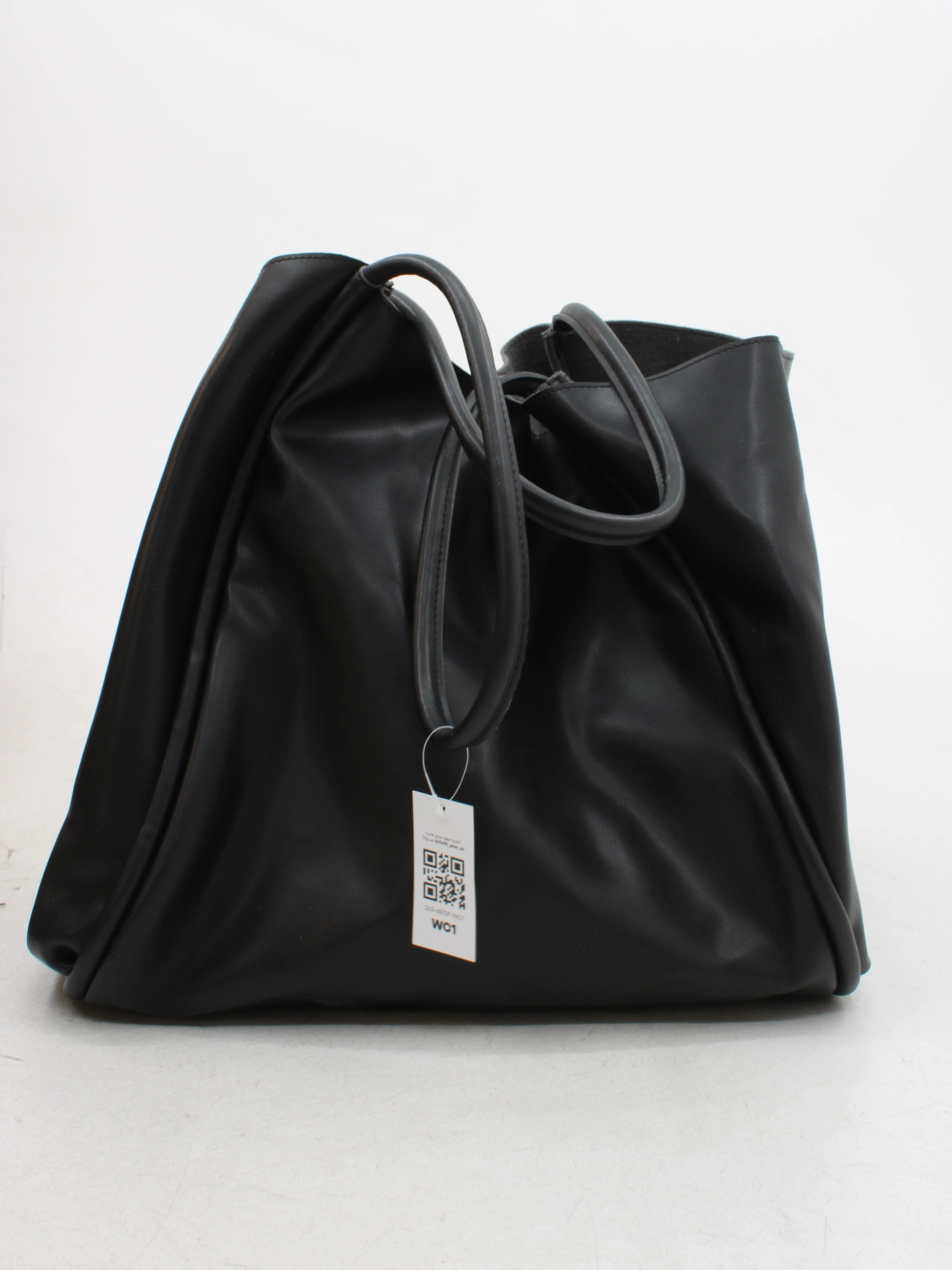 Claudia Canova Women's Bag Black 100% Leather Tote - Image 2