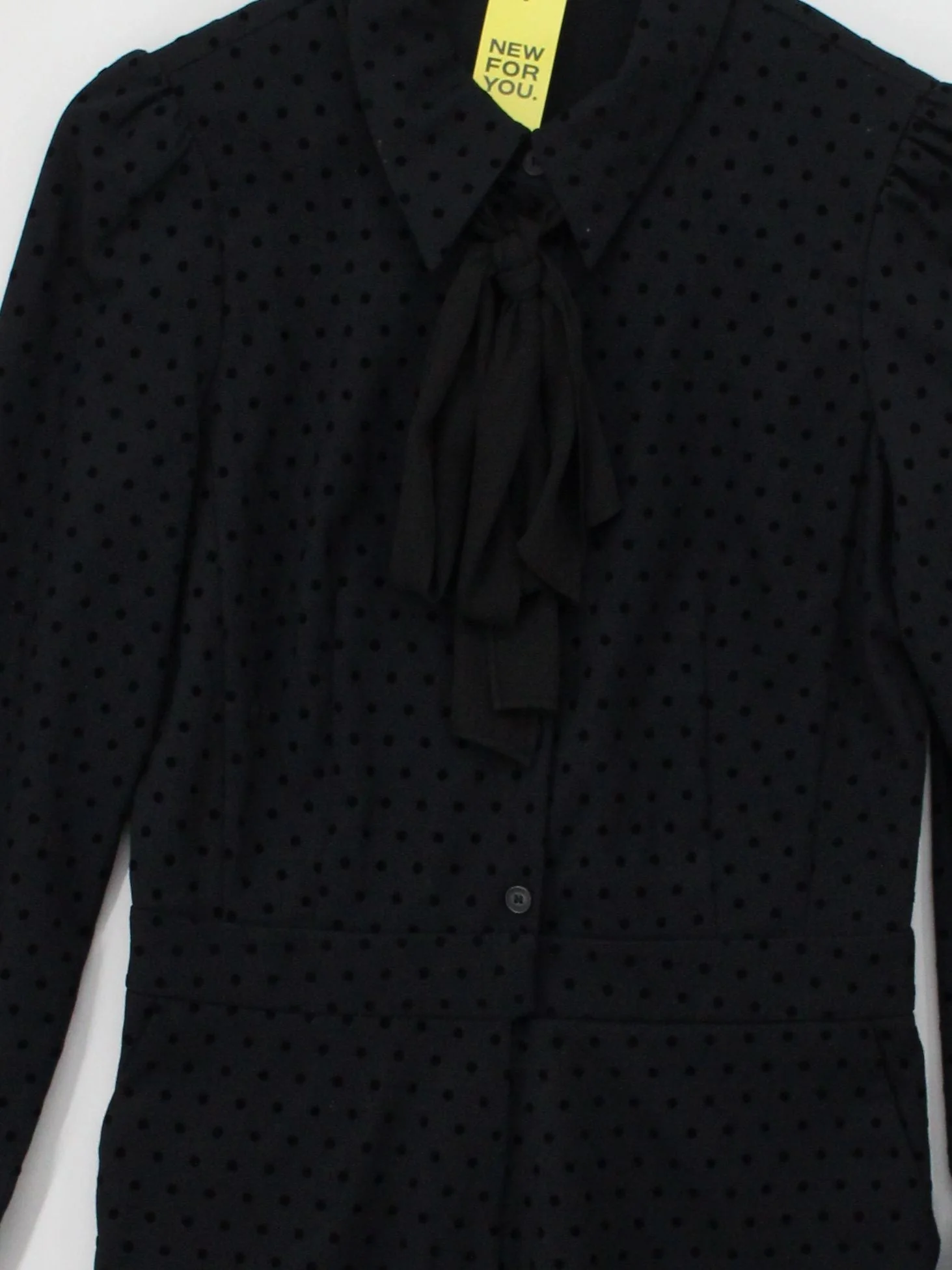 Claudie Pierlot Shirt Mini Dress in Black - Image 3