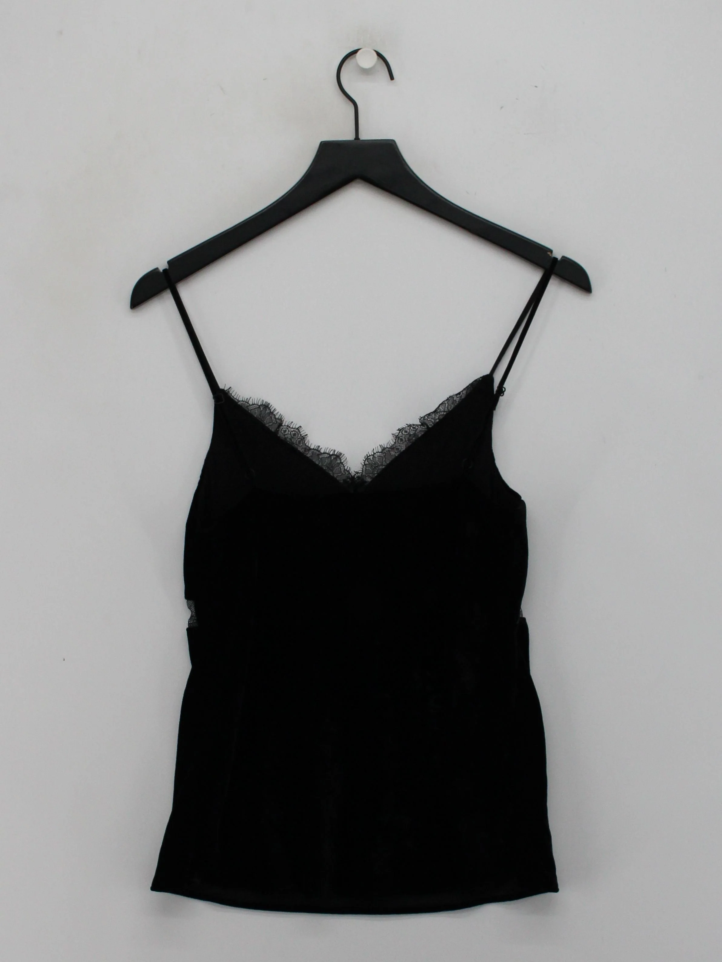 Claudie Pierlot Women's Top UK 8 Black Viscose with Polyester Basic - Image 2