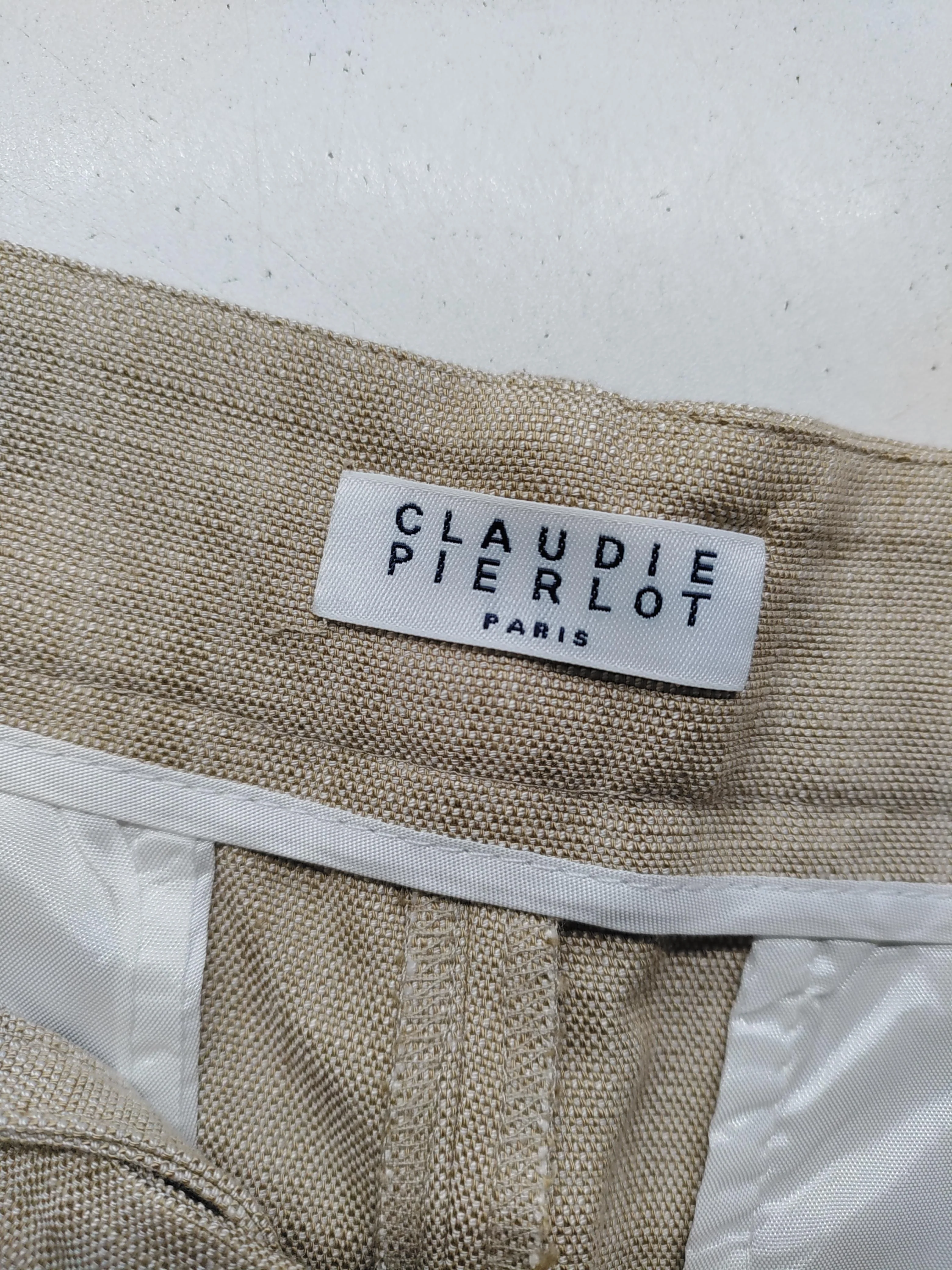 Claudie Pierlot Women's Trousers W 40 in Tan Viscose - Image 5