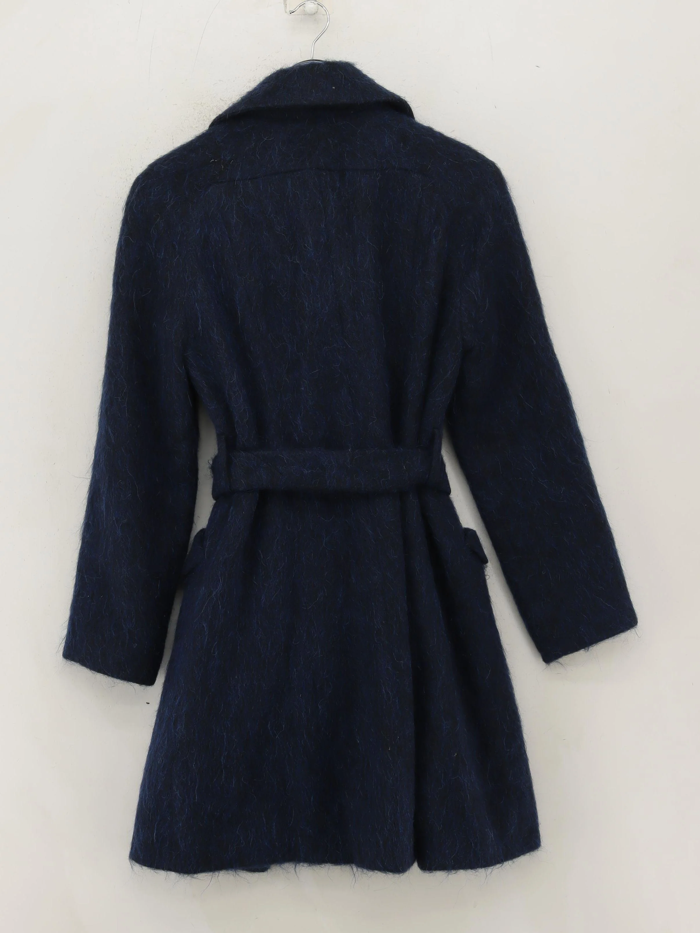 Clements Ribeiro Women's Coat L Blue Acrylic - Image 2