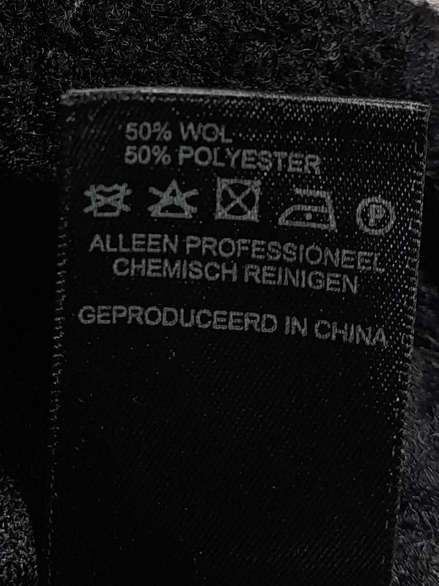 Clements Ribeiro Women's Coat UK 4 Black Wool with Polyester Overcoat - Image 6