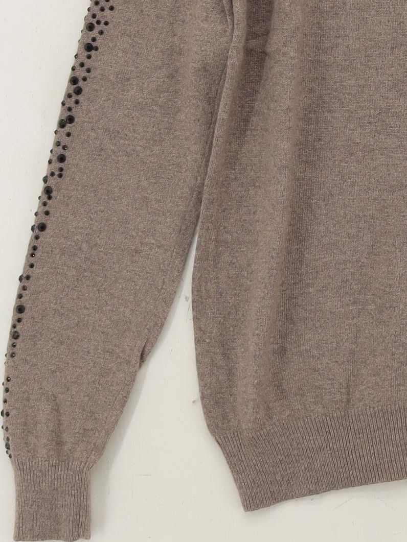 Clements Ribeiro Women's Jumper S Tan Viscose - Image 4