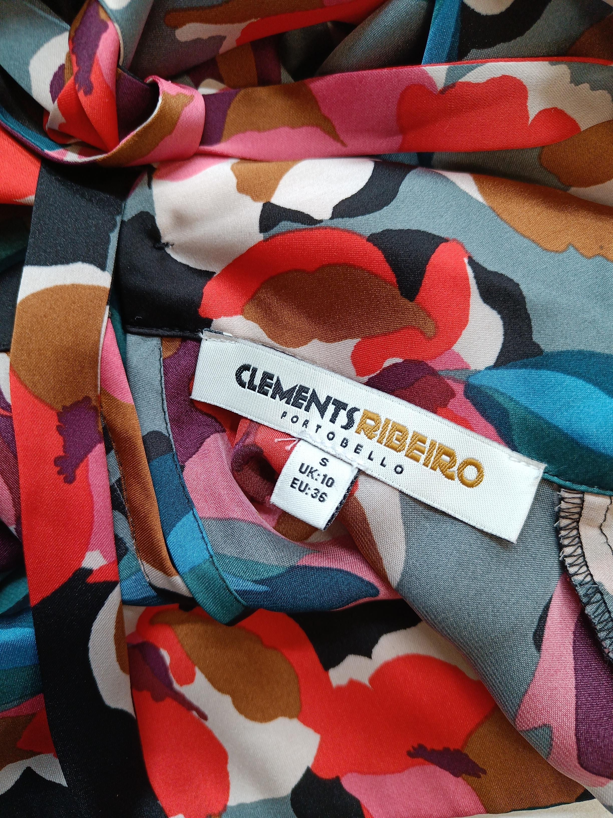 Clements Ribeiro Women's Top S Multi 100% Polyester Basic - Image 5