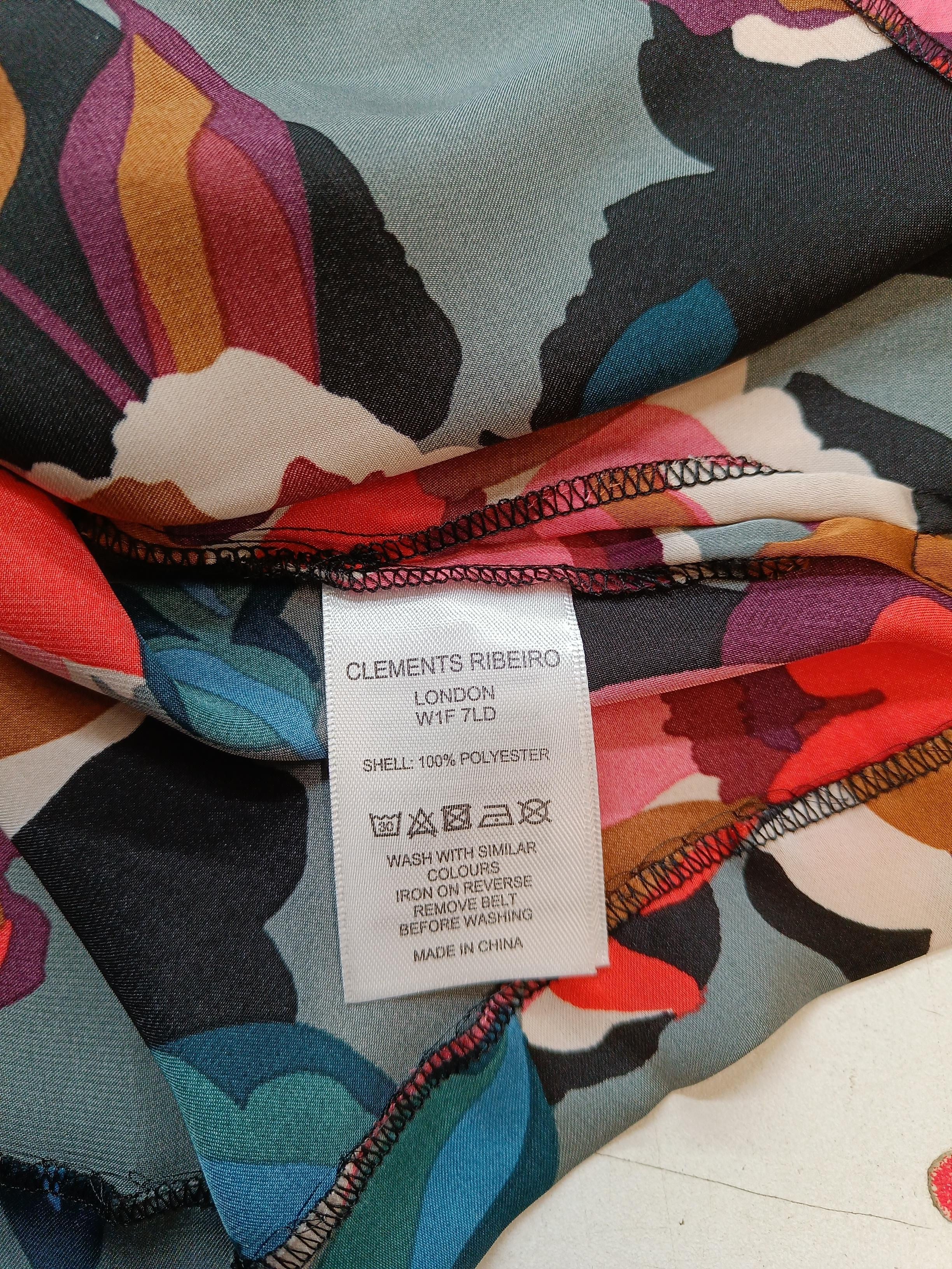 Clements Ribeiro Women's Top S Multi 100% Polyester Basic - Image 6