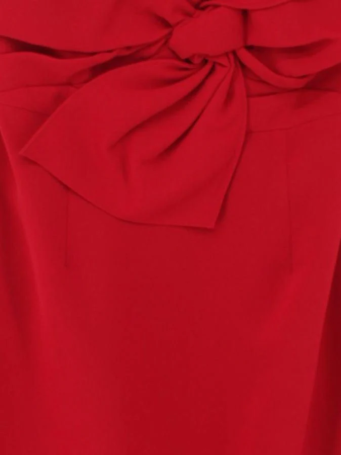 Club Monaco Bodycon Midi Dress in Red - Image 3