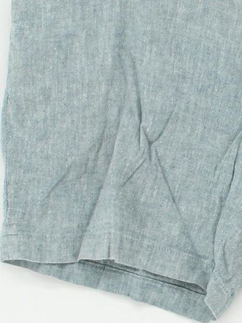 Club Monaco Men's Shorts W 31 in Blue Linen with Cotton, Elastane Chino - Image 4