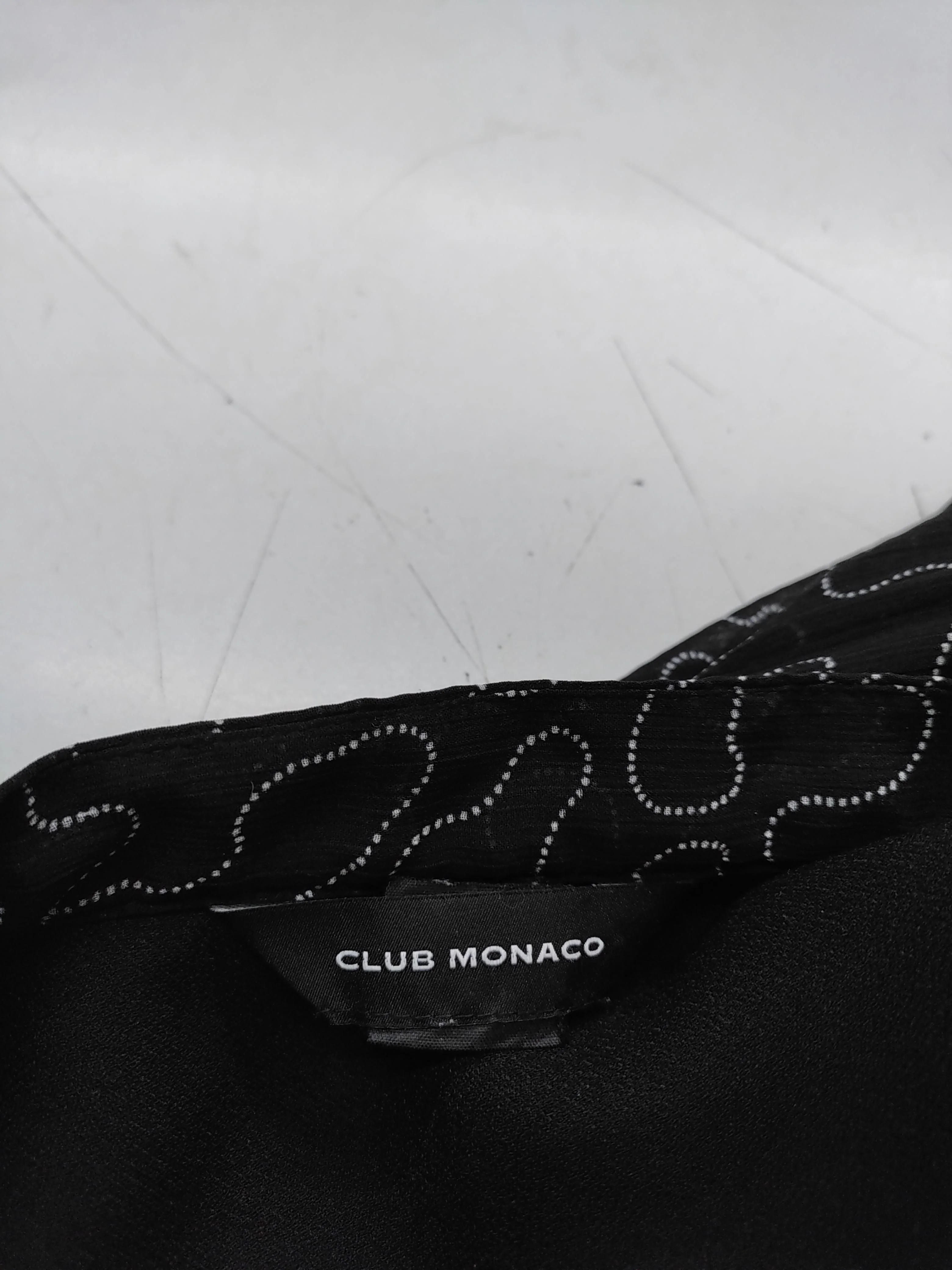 Club Monaco Shirt Mini Dress M in Black - Image 5