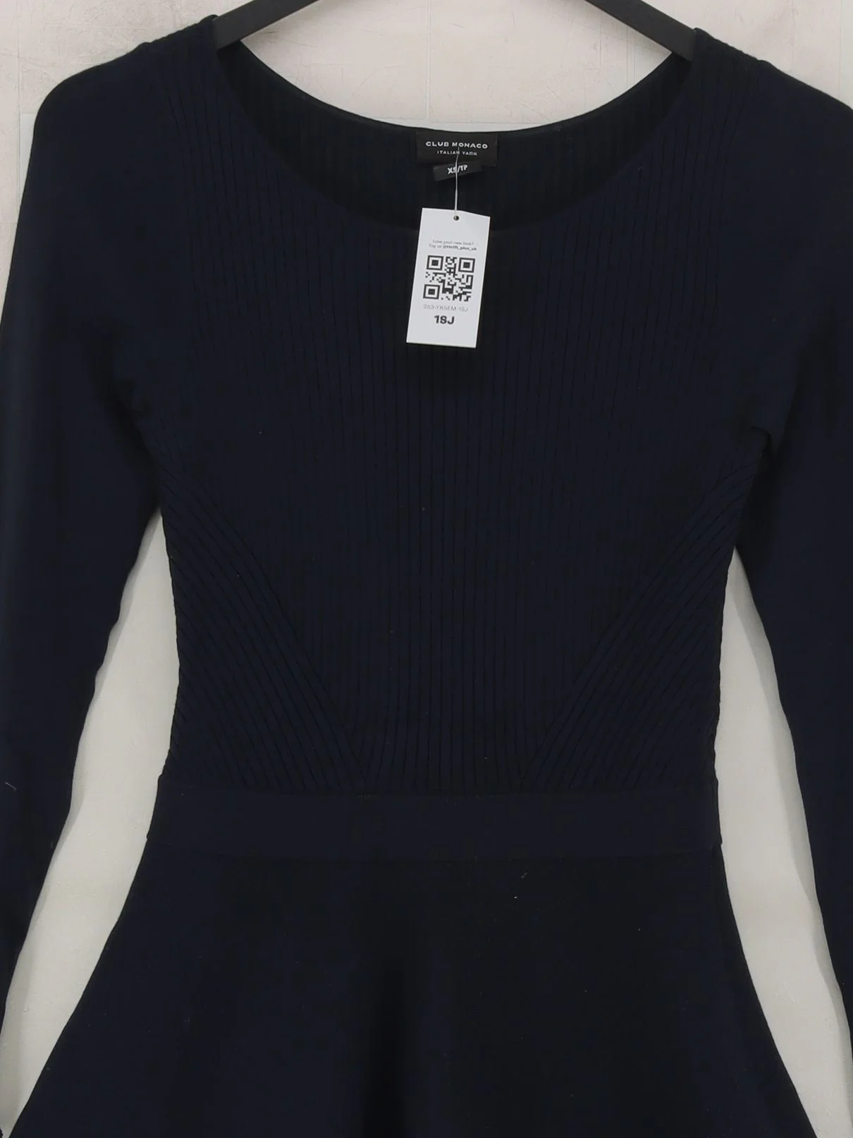 Club Monaco Skater Mini Dress XS in Blue - Image 3
