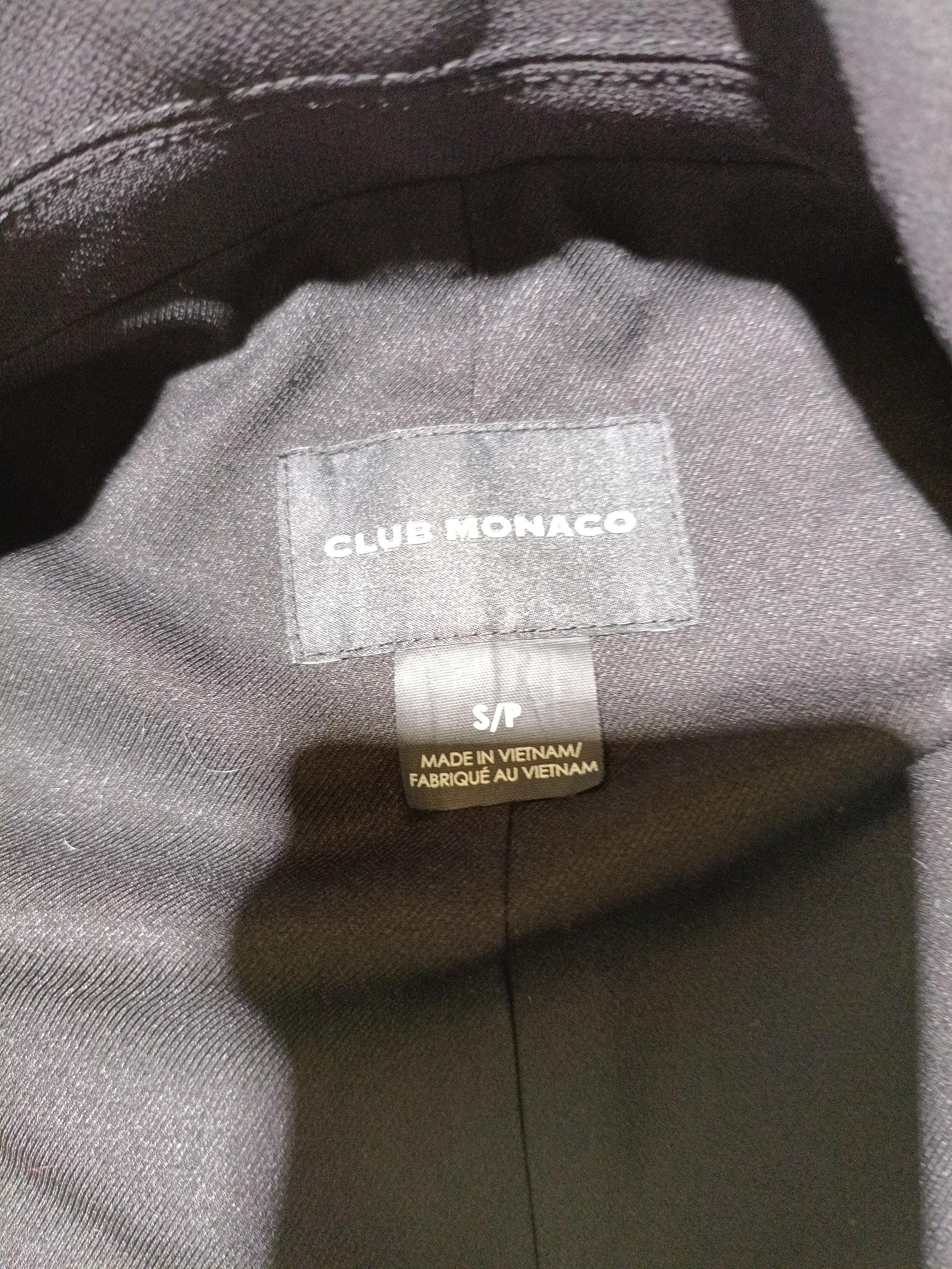 Club Monaco Women's Blazer S Black Acetate with Polyester Overcoat - Image 6