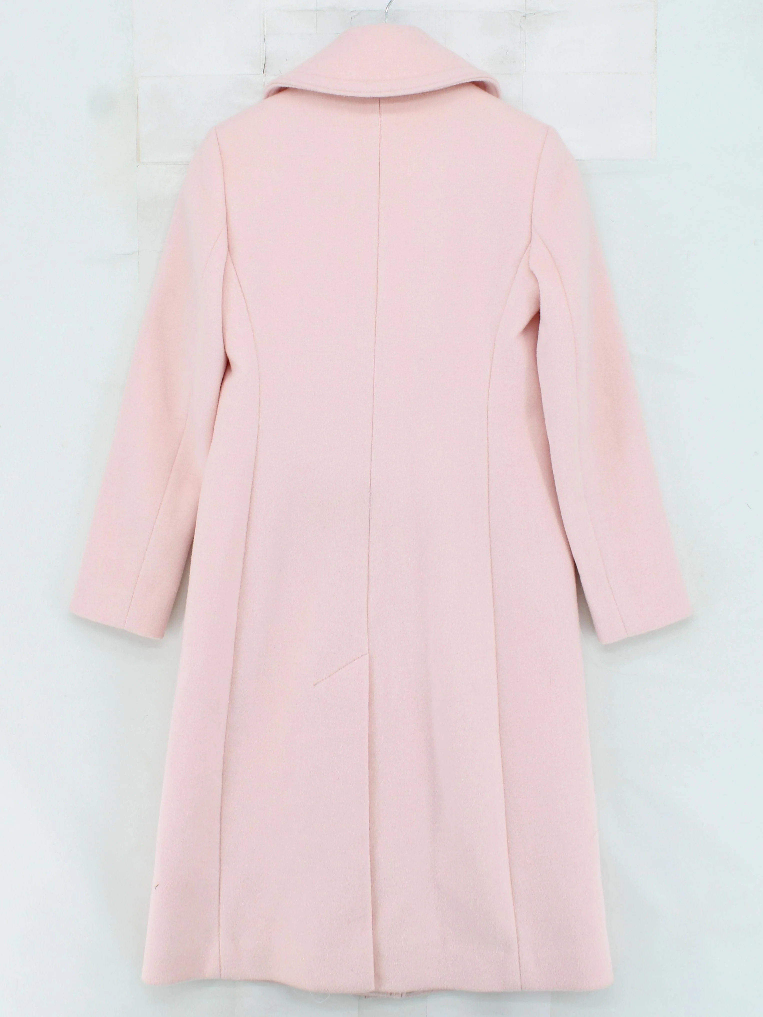 Club Monaco Women's Coat XS Pink Wool with Nylon, Polyester Overcoat - Image 2