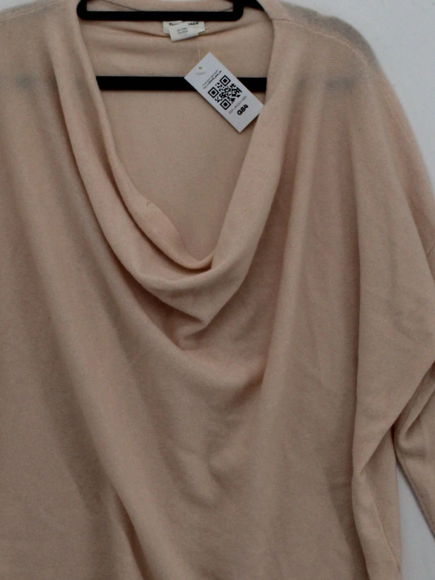 Club Monaco Women's Jumper UK 12 Pink 100% Cashmere V-Neck Pullover - Image 3