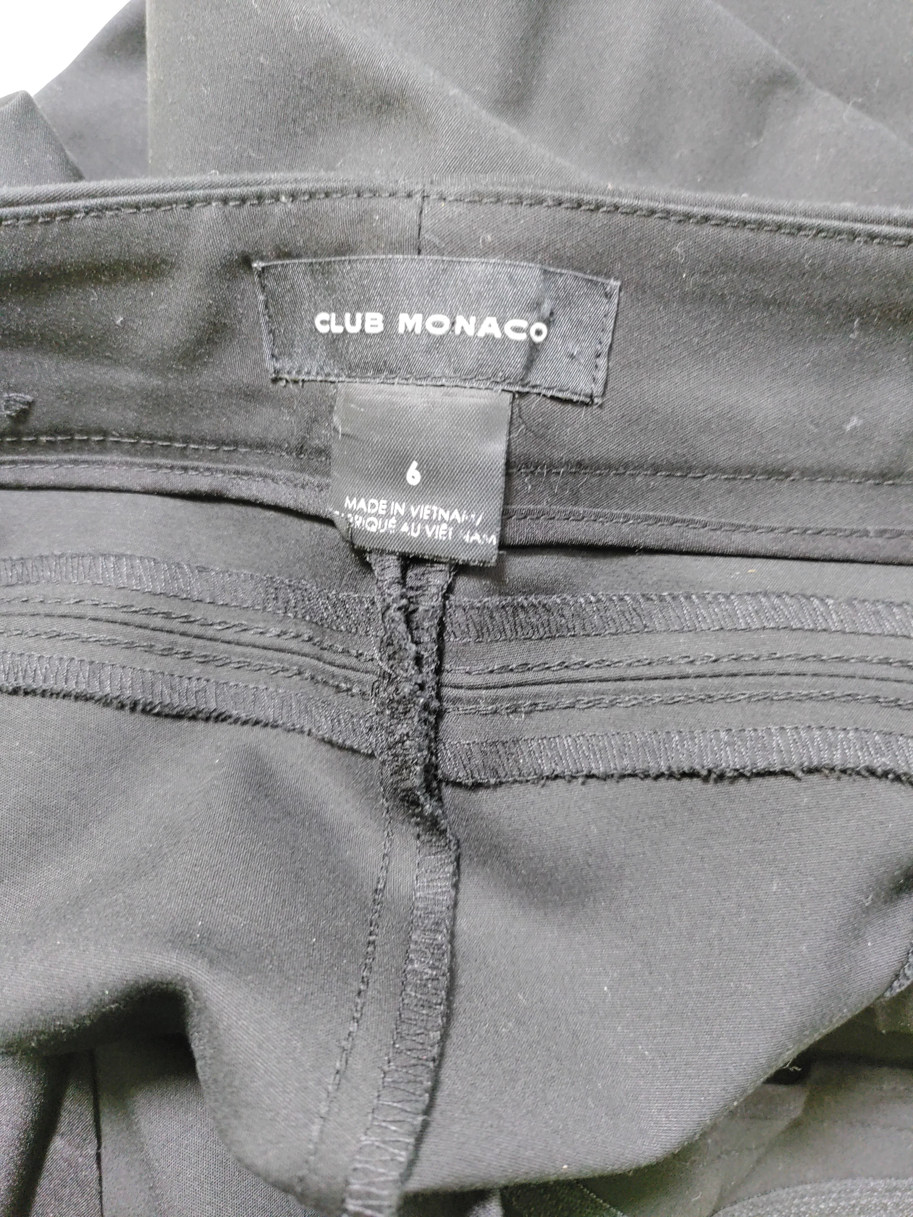 Club Monaco Women's Trousers UK 10 Black Cotton with Viscose, Elastane Chino - Image 5