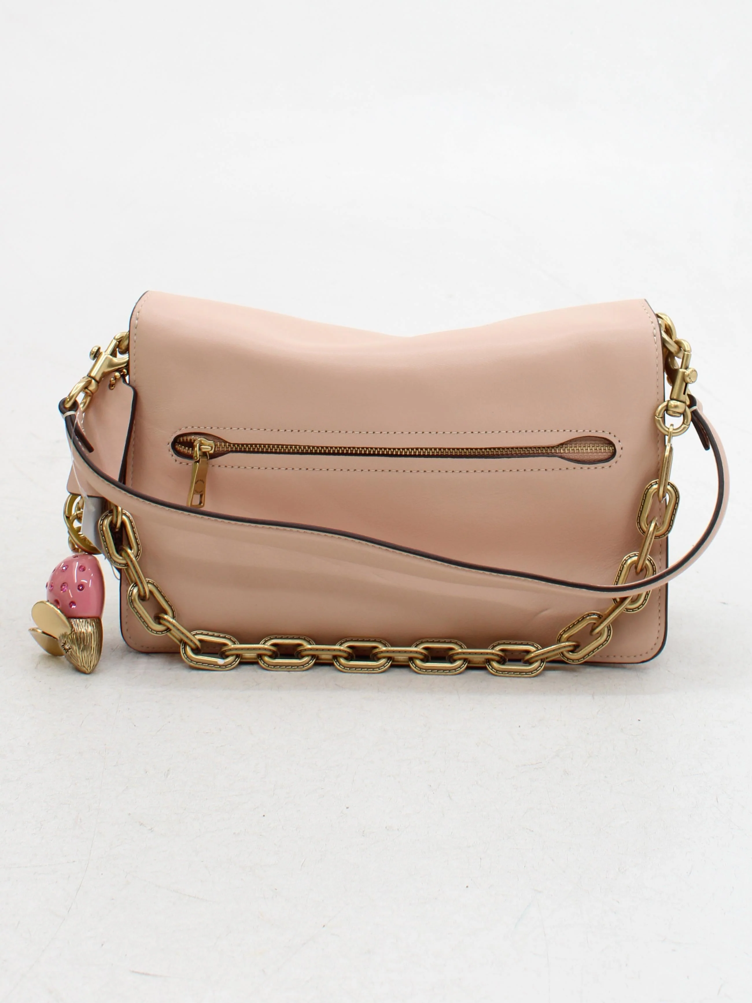 Coach Women's Bag Pink 100% Leather Shoulder Bag - Image 2