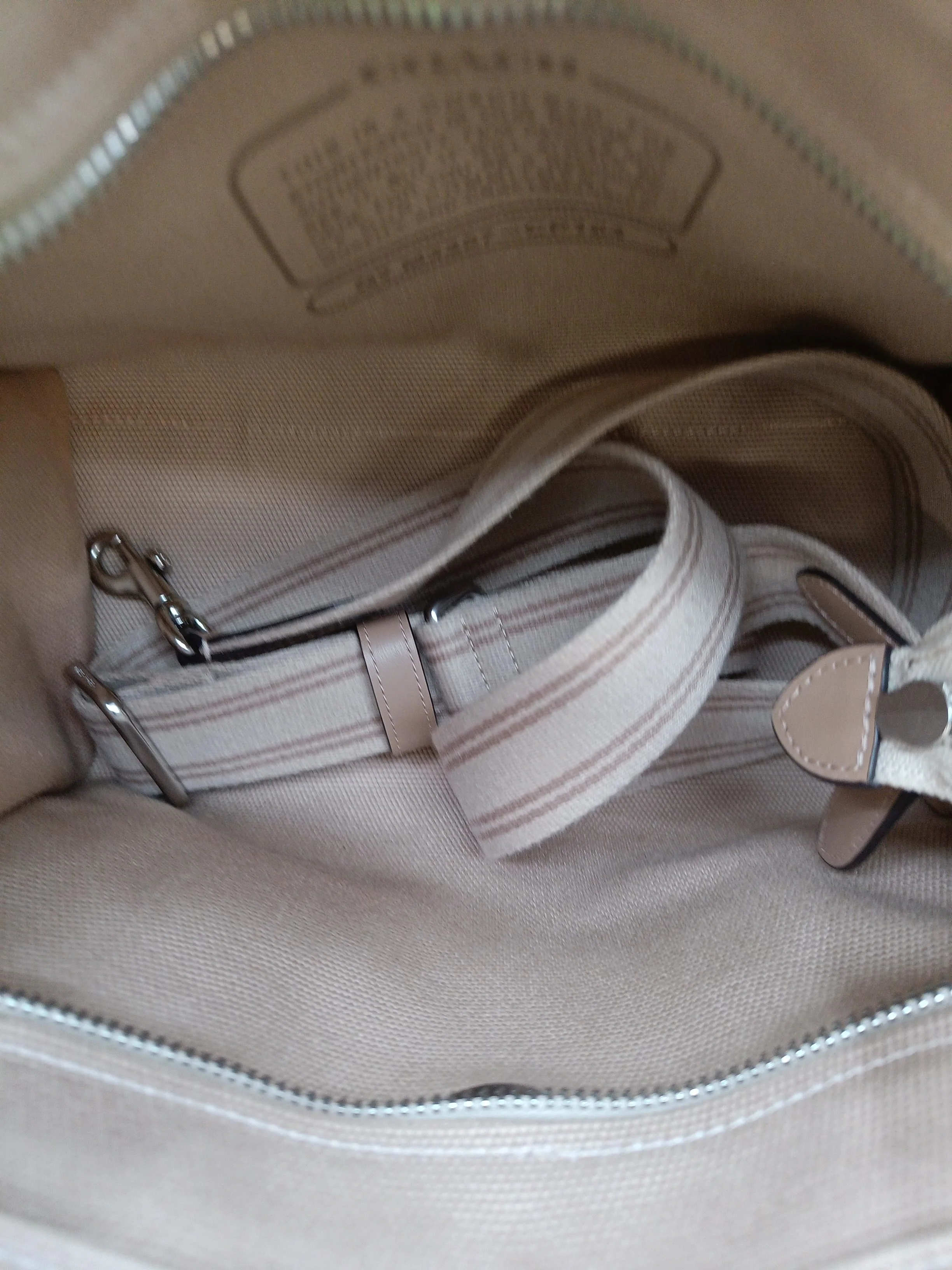 Coach Women's Bag Tan 100% Other Tote - Image 4
