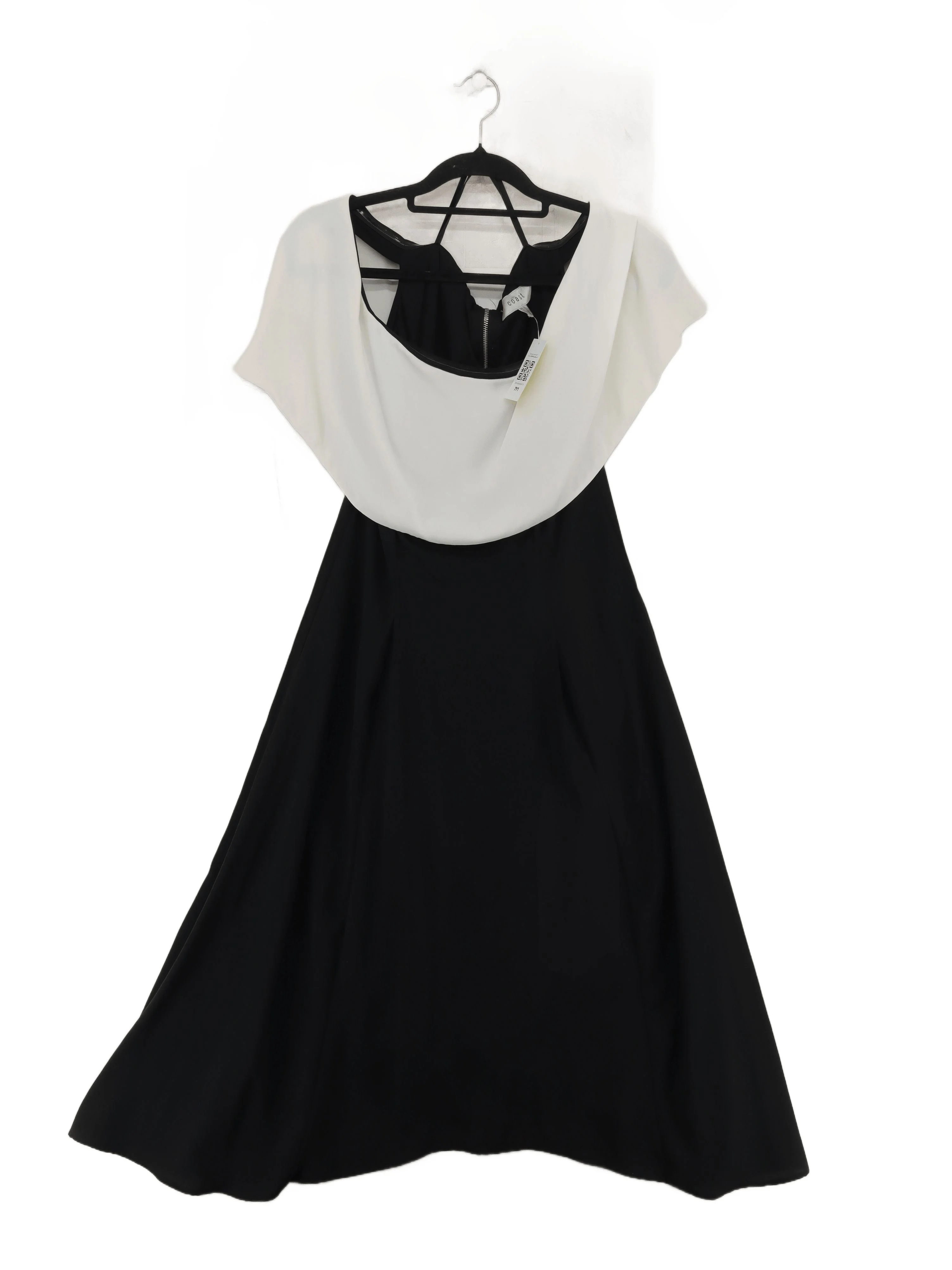 Coast A-Line Midi Dress UK12 in Multi