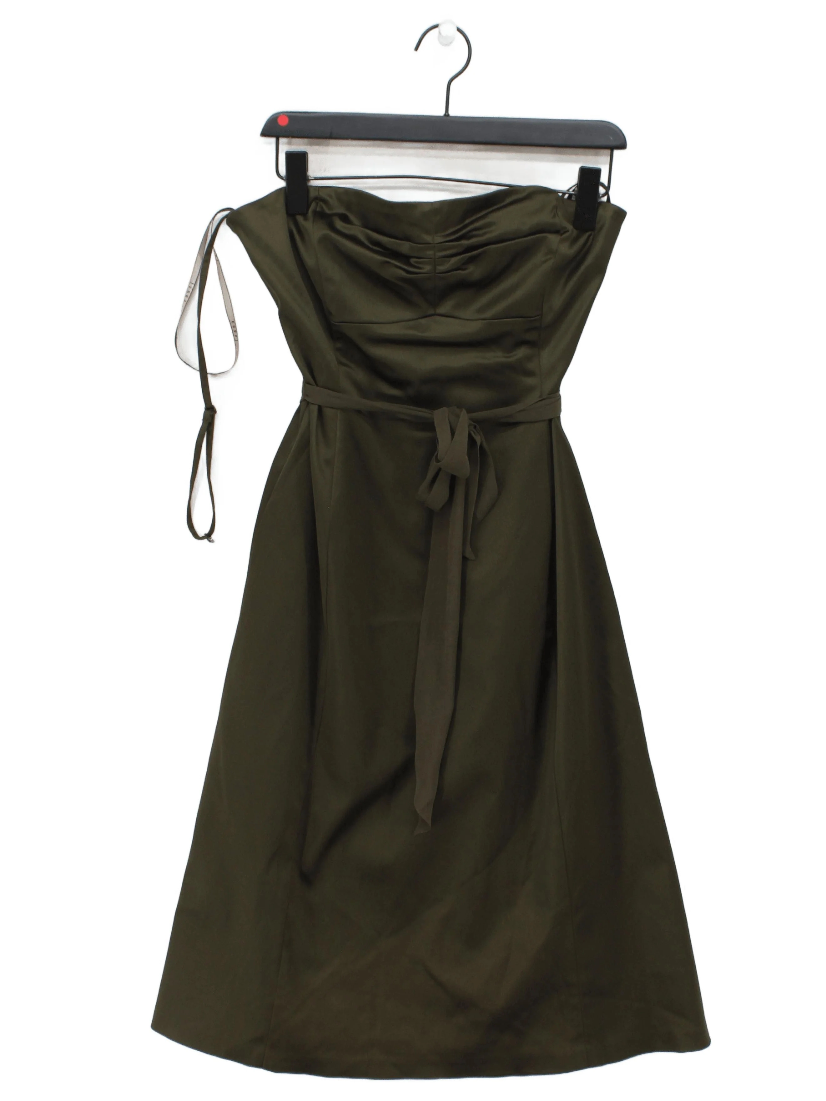 Coast A-Line Midi Dress UK14 in Green